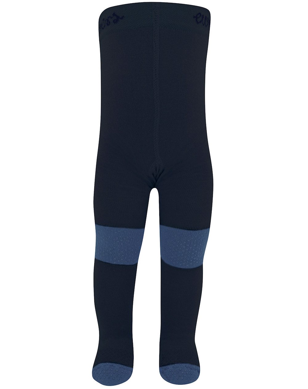 Strickstrumpfhose Ewers Jungen Krabbel Strumpfhose ABS marine blau