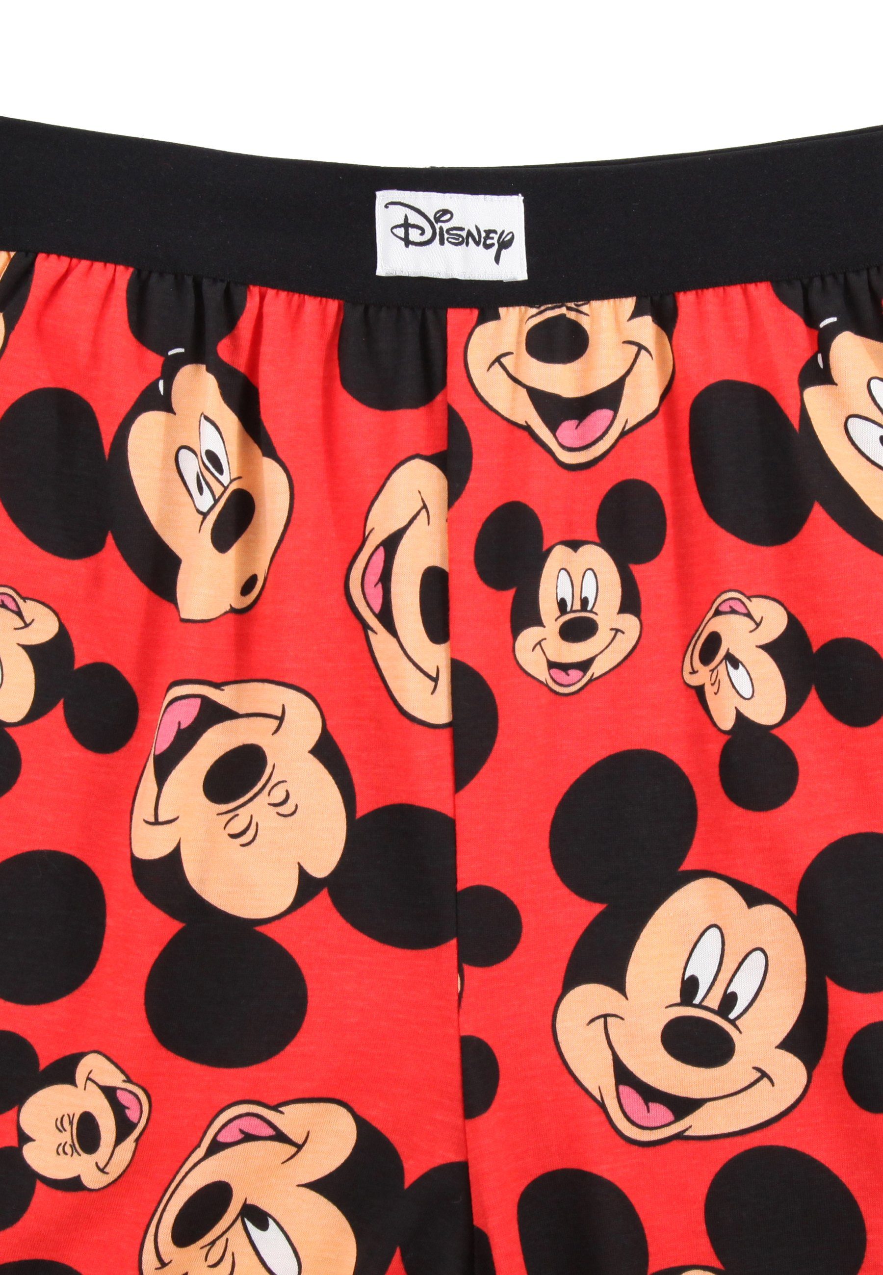 Recovered Loungepants Loungepant Red Faces Disney Mickey 