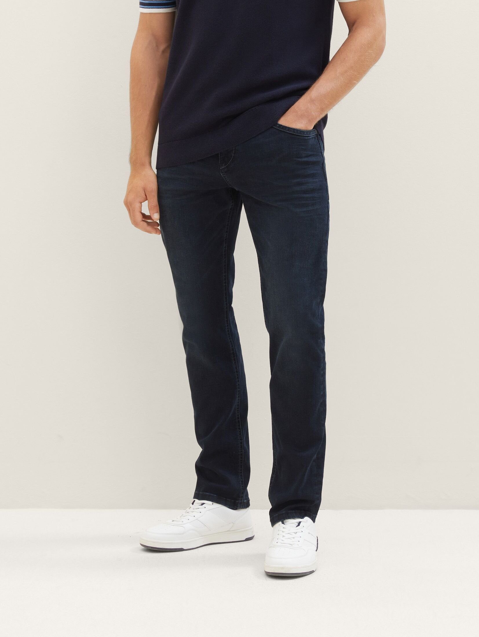 black blue Josh Jeans TAILOR denim Slim TOM Straight-Jeans
