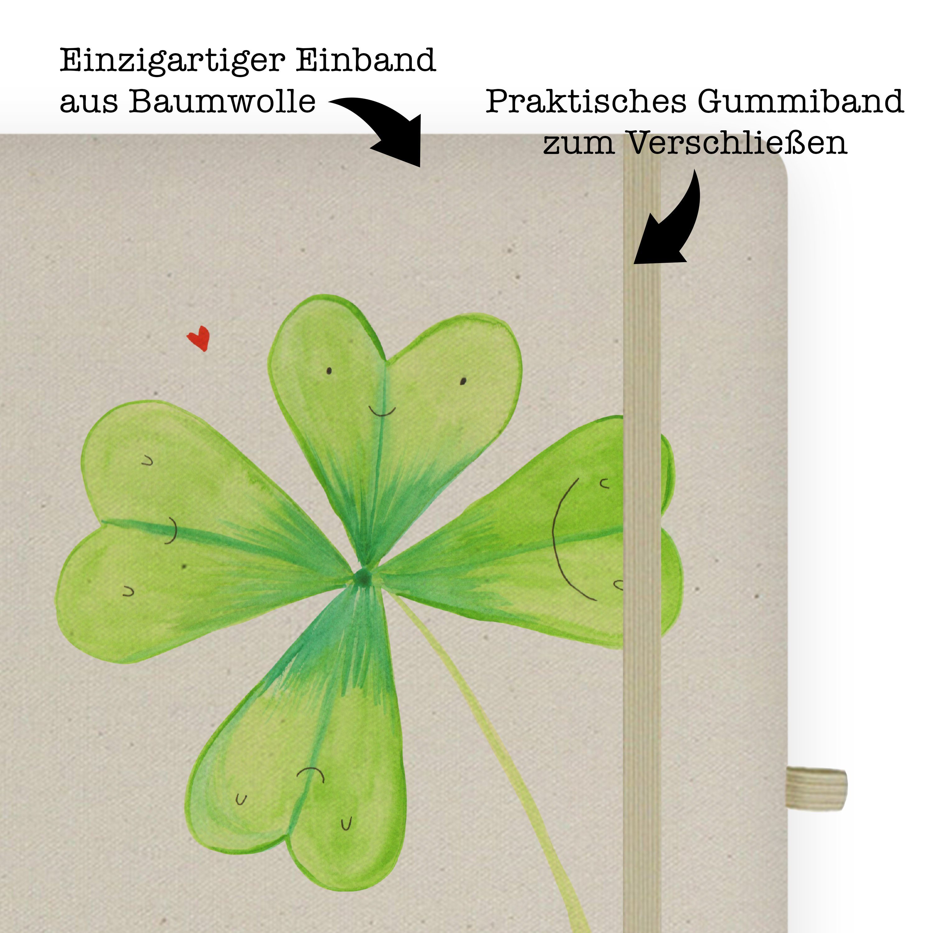 Mr. & Mrs. Panda Notizbuch Blume Kleeblatt, notizbuch, Transparent, Umzug, Kladde, notizbuch, Ne Mr. & Mrs. Panda, Motivation Adressbuch Glücksbringer