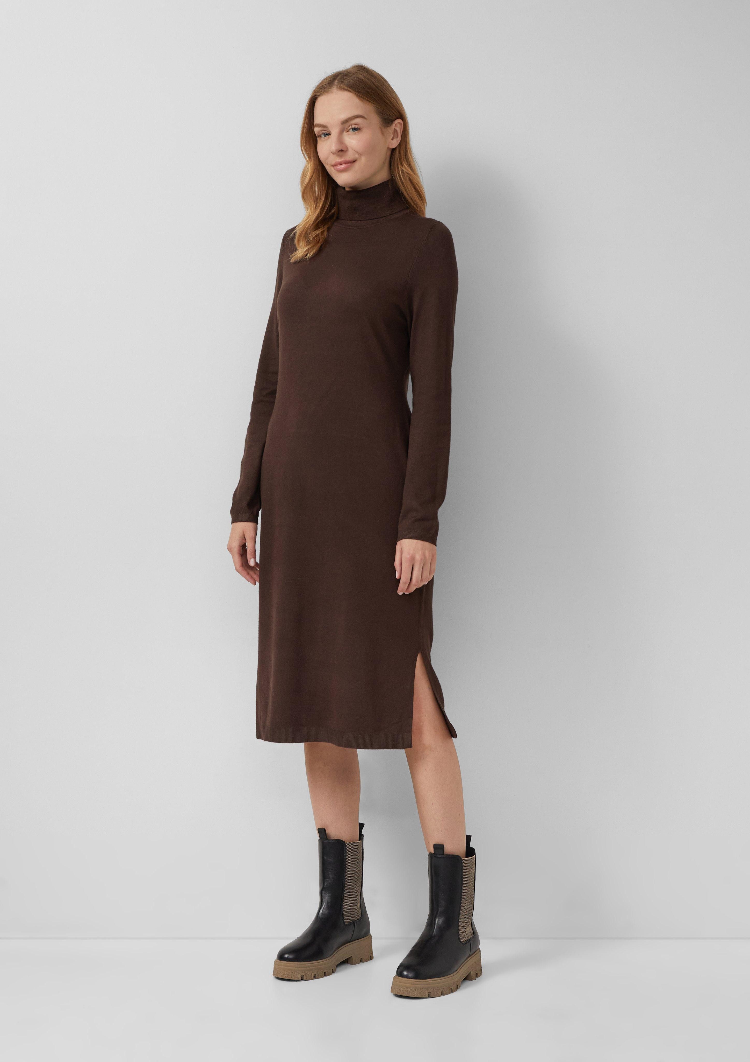 s.Oliver Minikleid Rollkragen-Feinstrickkleid im Slim Fit günstig online kaufen