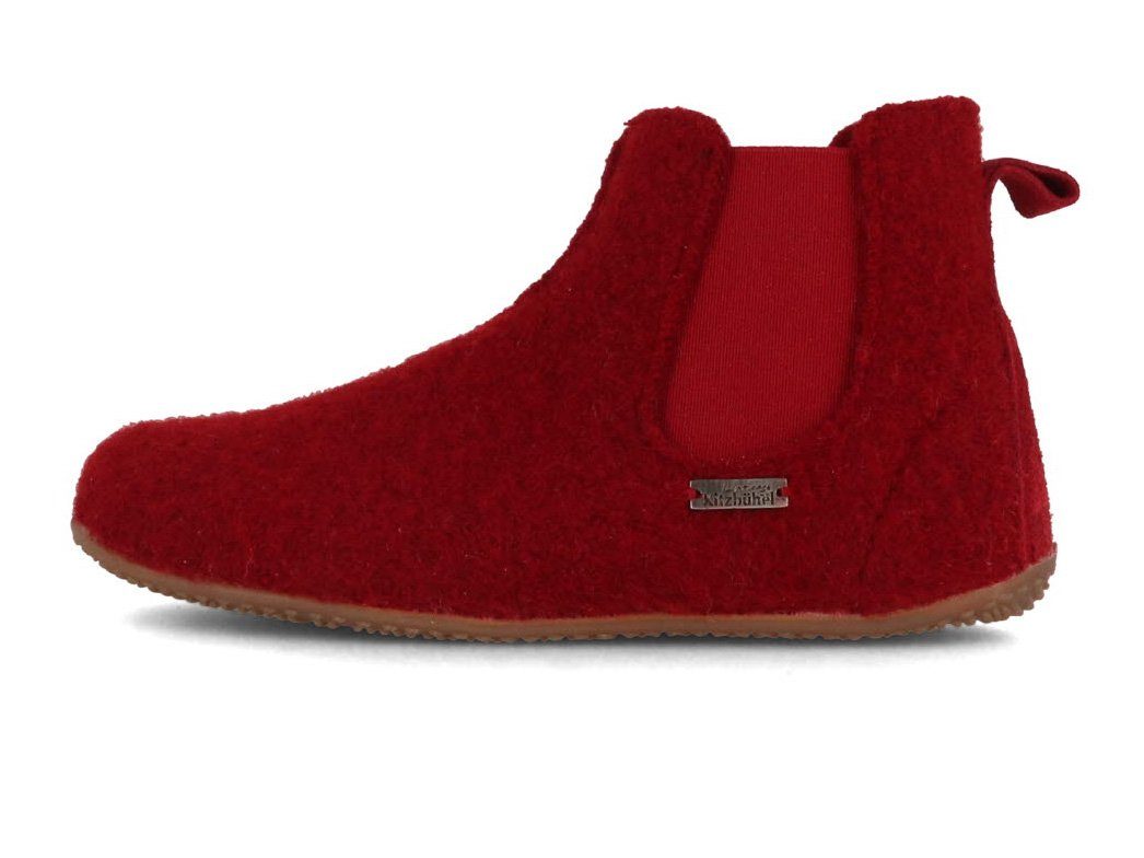 Living Kitzbühel Kinder Chelsea Boots, dark cherry, hüttenschuhe, mädchen, junge Hausschuh antibakteriell