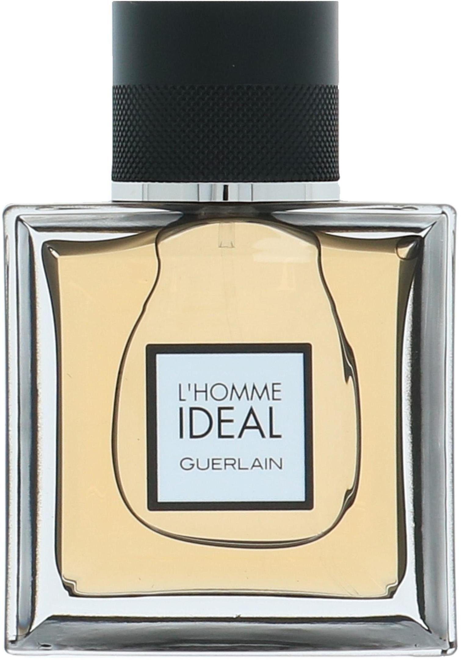 GUERLAIN Eau de Toilette L' Homme Ideal, Würziger Herrenduft mit Zitrus, Rosmarin, Amaretto-Note und Mandeln.