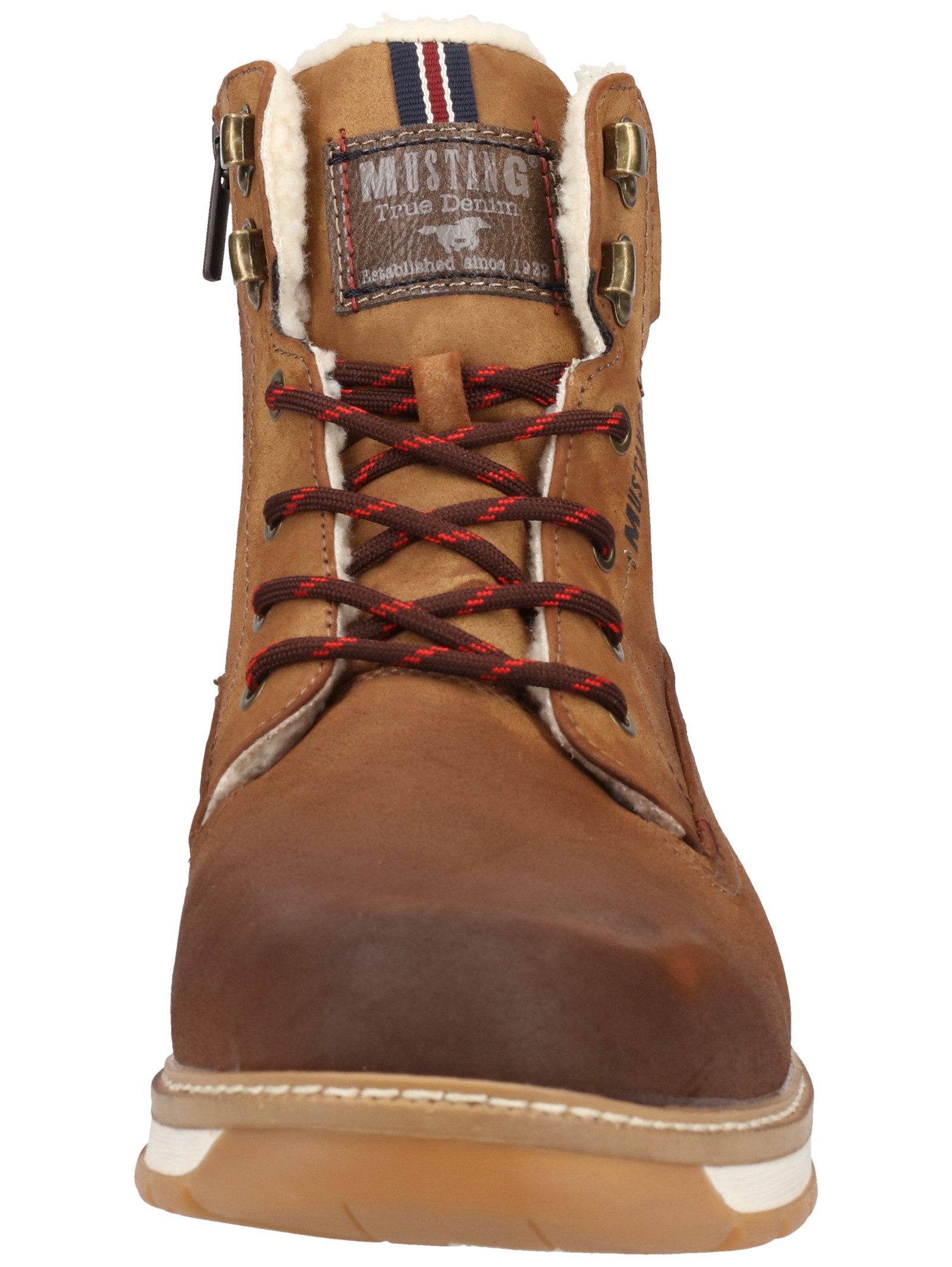 Mustang Shoes Mustang Shoes Stiefelette Lederimitat Schnürstiefelette
