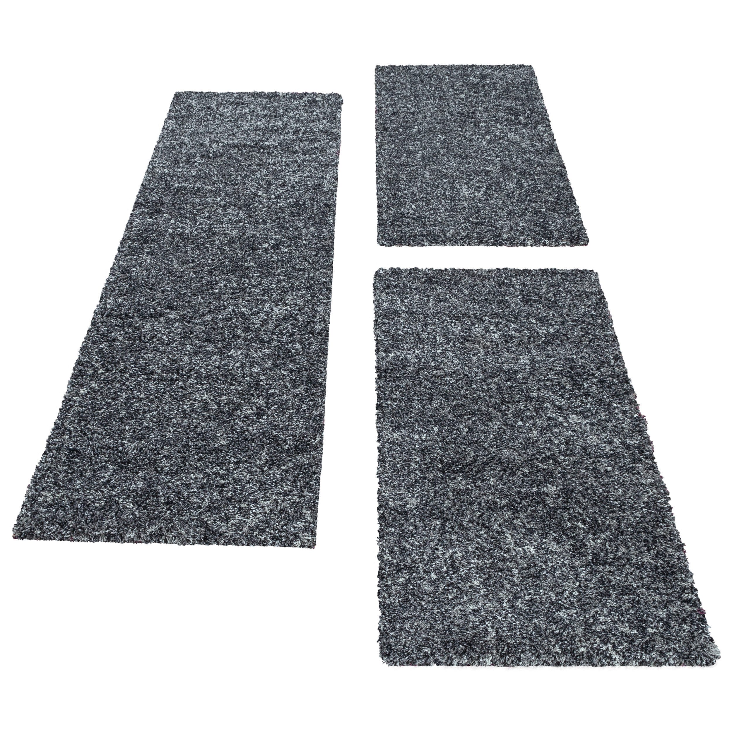 SIMPEX24 Hochflor-Bettumrandung Unicolor - Einfarbig, Höhe 30 mm, (Bett-Set günstig online kaufen