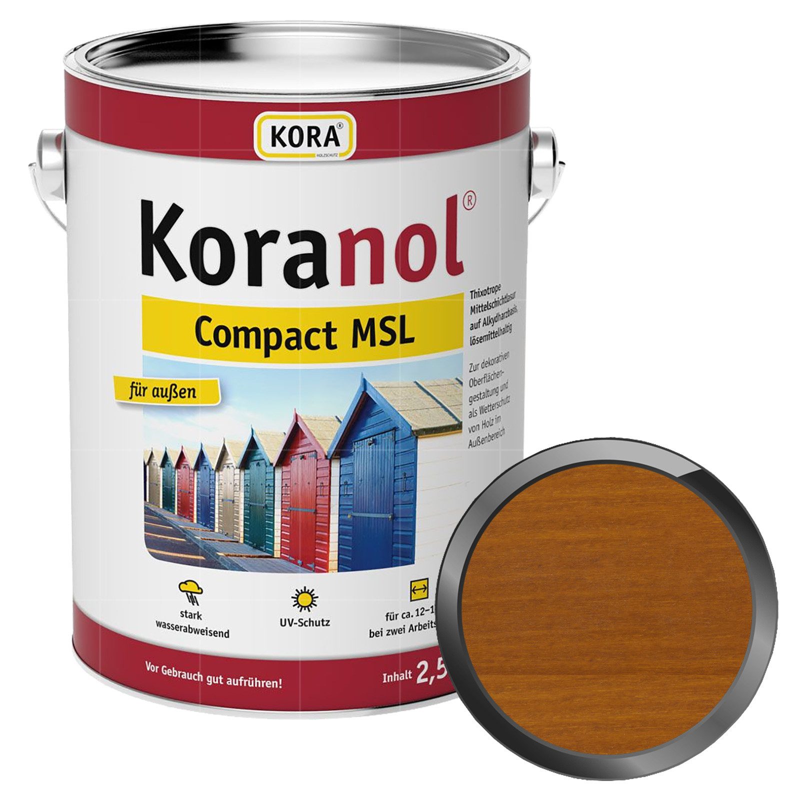 KORA Holzschutzlasur Koranol Compact MSL - 2.5 Ltr