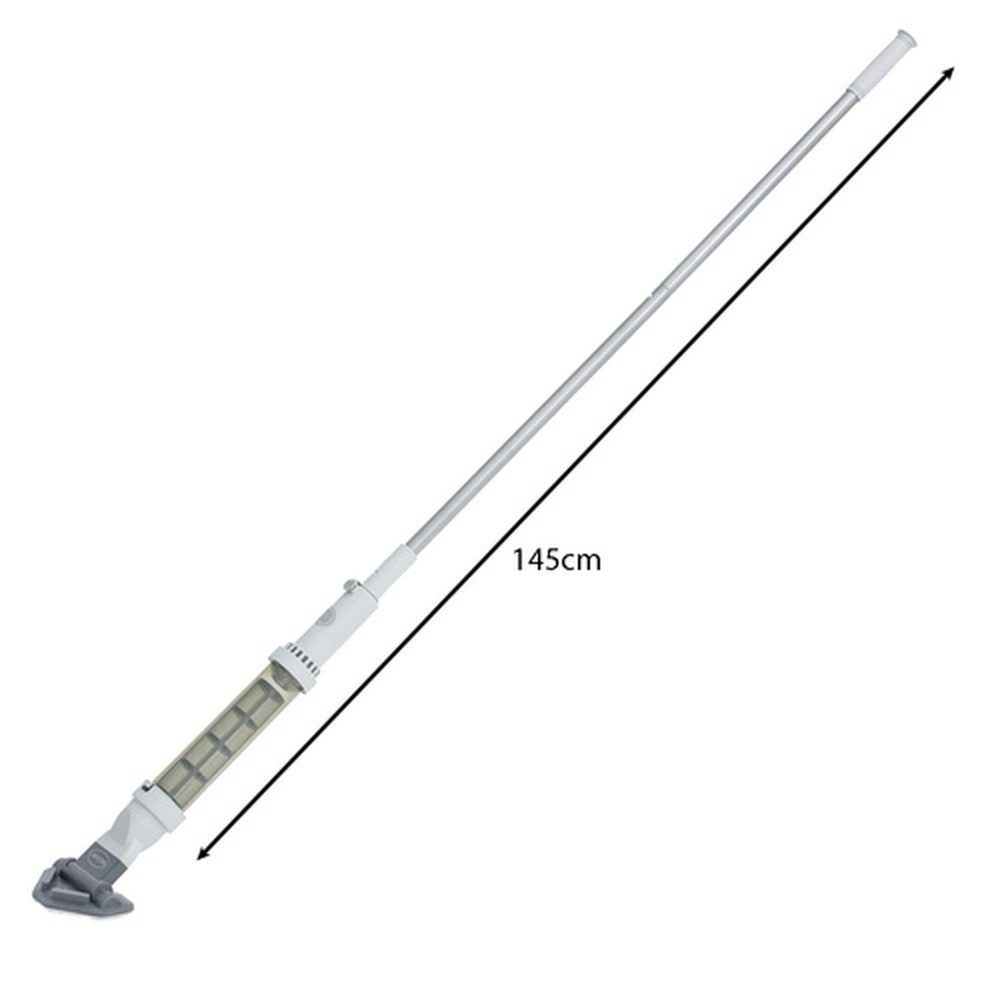 Bestway Poolbodensauger Poolbodenstaubsauger Akku-Poolreiniger, (Spar-Set, 1-St., Unterwasserreiniger), Aluminiumgestänge lässt sich flexibel zusammenstecken