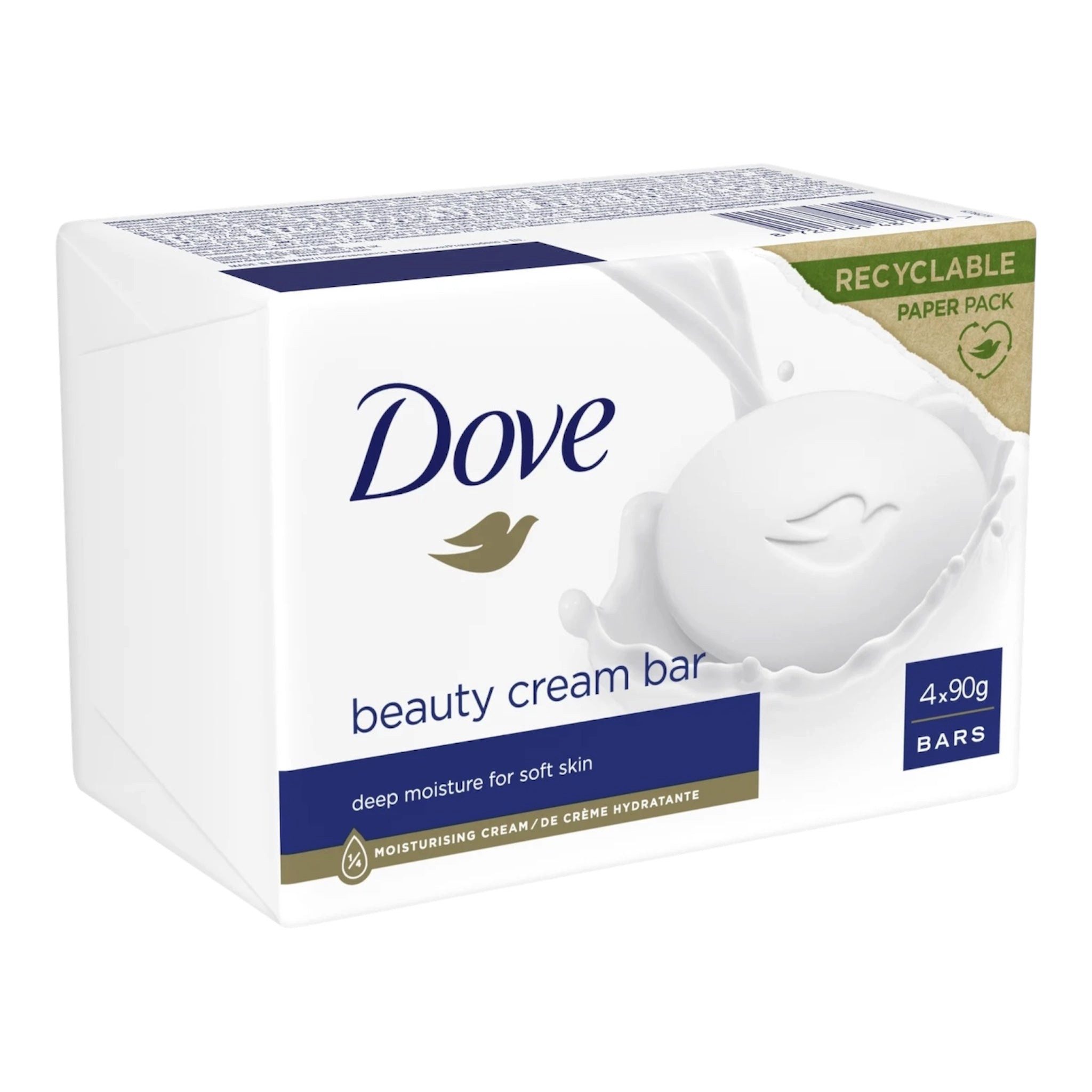 DOVE Gesichtsseife Dove 3 in 1 Beauty Cream Bar 4x 90g
