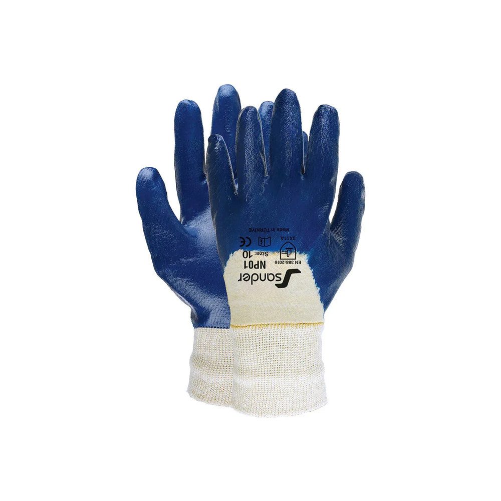 Arbeitshandschuhe SanSoft Nitril Teilbeschichtet NP01 / EB G007432