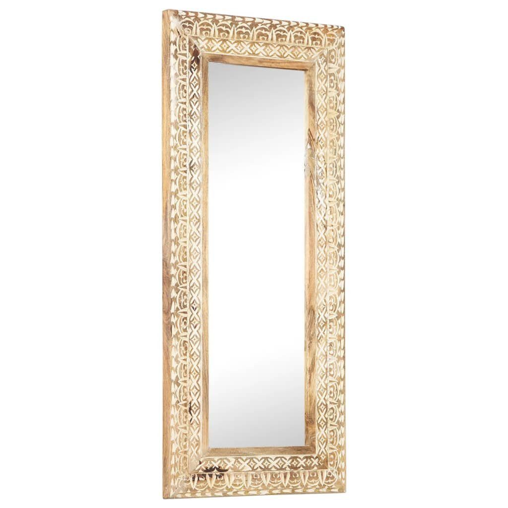 furnicato Wandspiegel Зеркало Handgeschnitzt 110x50x2,6 cm Massivholz (1-St)