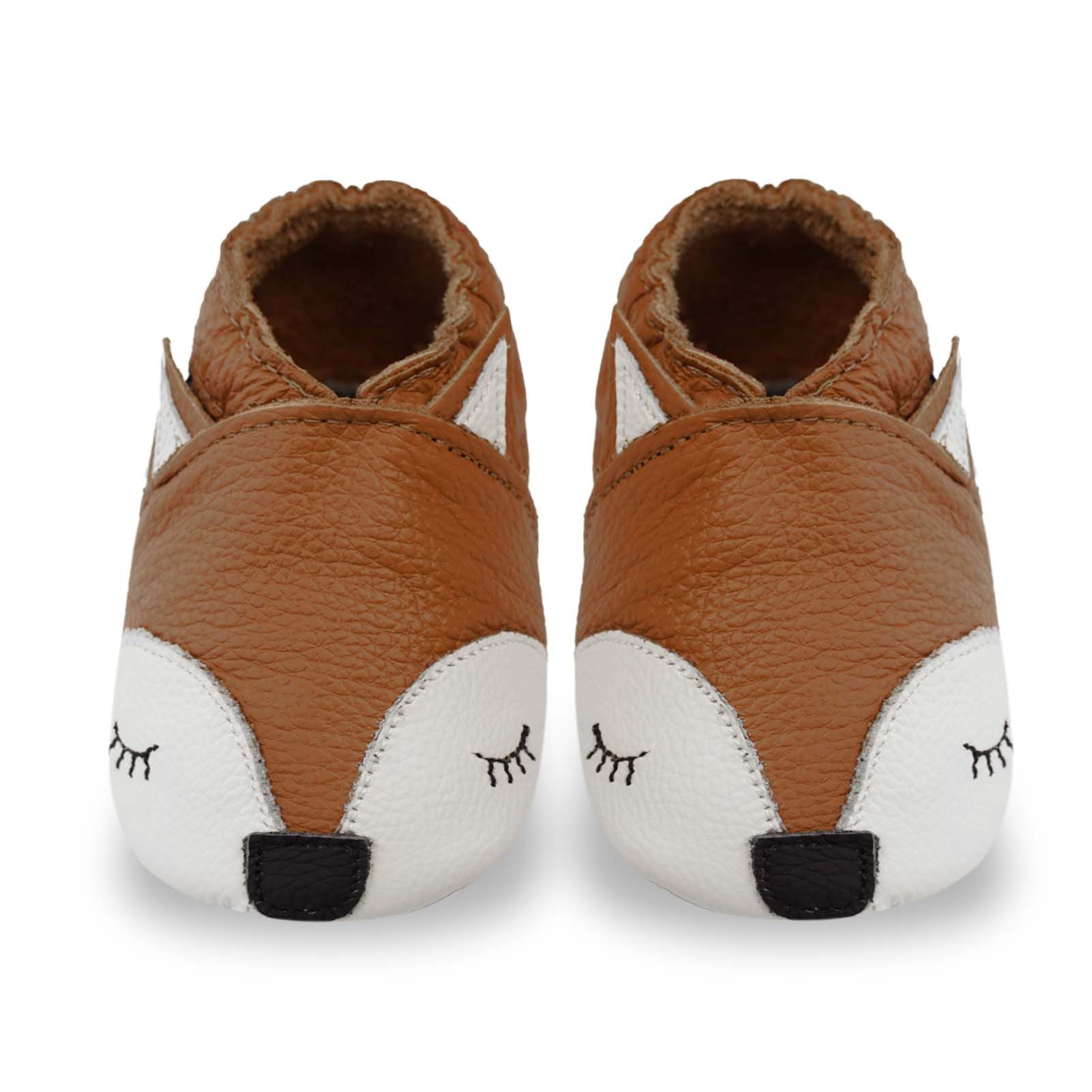 Yihakids Yihakids Baby Lauflernschuhe – Weiche Lederpuschen, Rutschfest Krabbelschuh