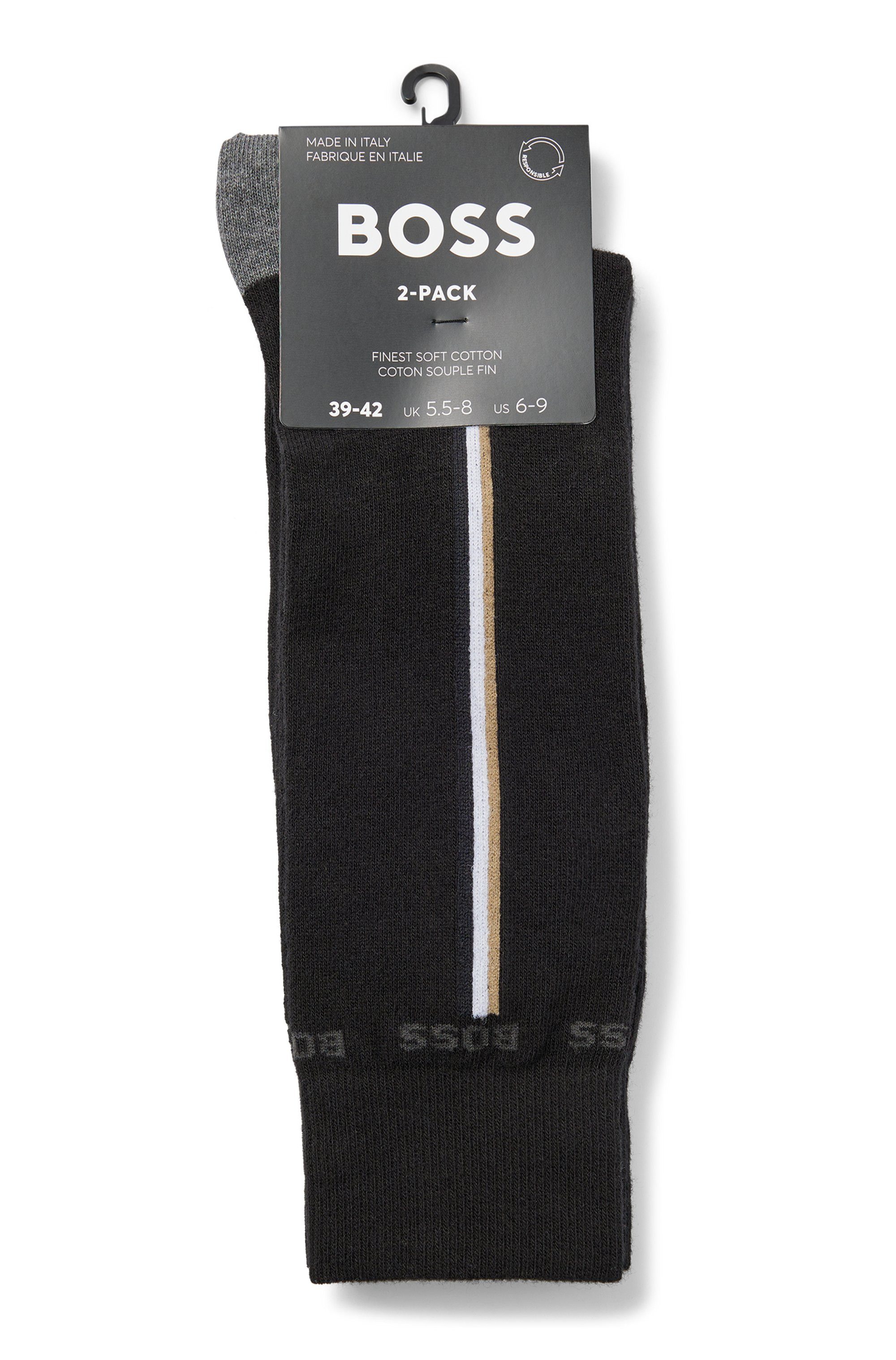 BOSS Businesssocken 2P RS Iconic CC (2-Paar) mit Kontraststreifen an der Seite – Bild 3 von 5