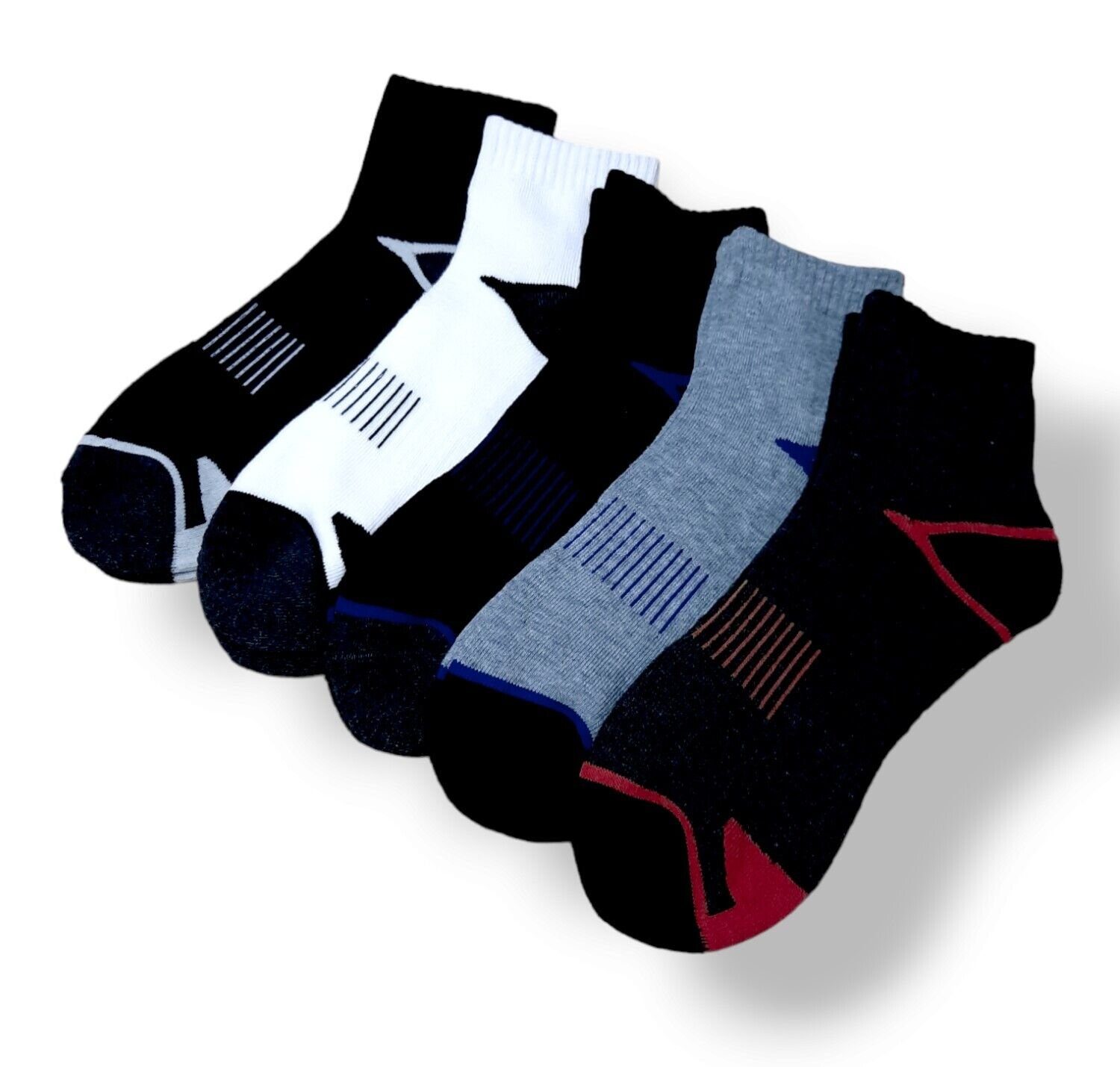 Sockenhimmel Sportsocken Kurzschaft Tennissocken Unisex Vollfrottee Freizeitsocken (5 Paar) Atmungsaktiv, Robust, Unisex