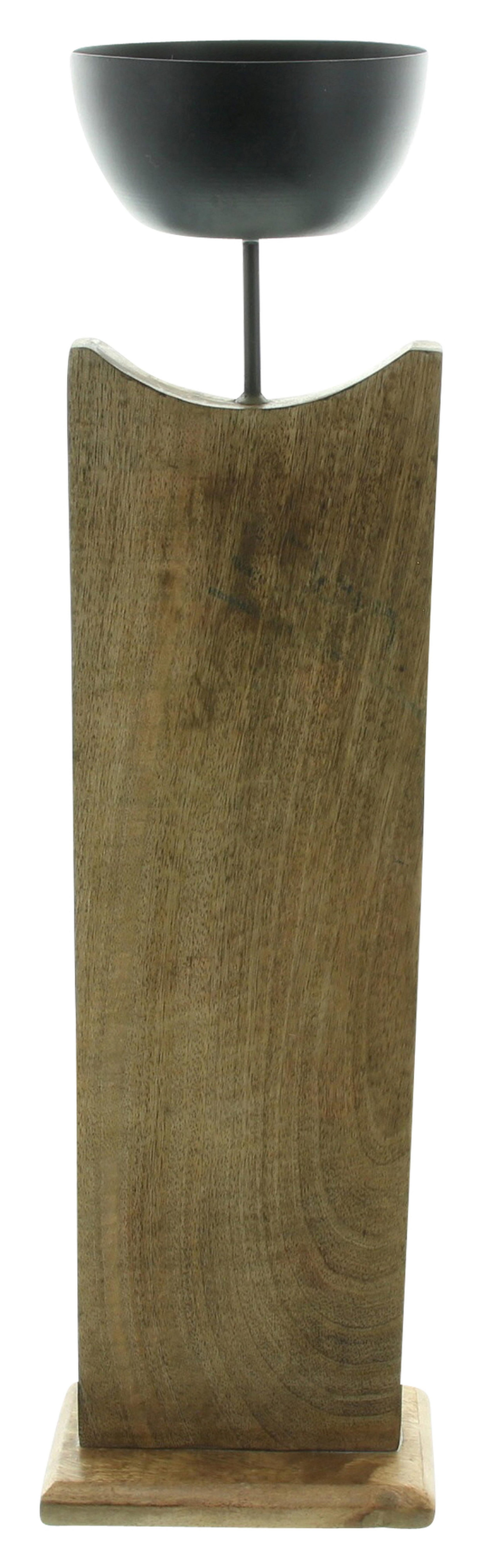 Tischkerzenhalter Kerzenhalter "Holzsäule"