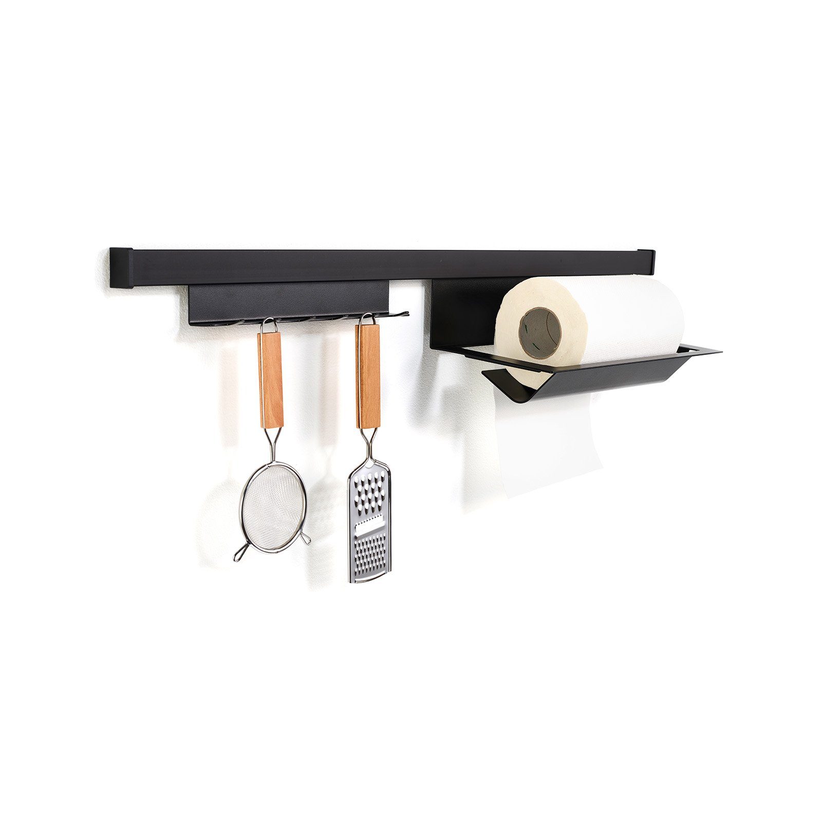 Kesseböhmer Küchenorganizer-Set Linero MosaiQ EasyLine Küchenreling 600 - 1 günstig online kaufen