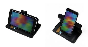 K-S-Trade Handyhülle für Sony Xperia 1 V, Handy Hülle Schutz Hülle + Kopfhörer Handyhülle Flipcase