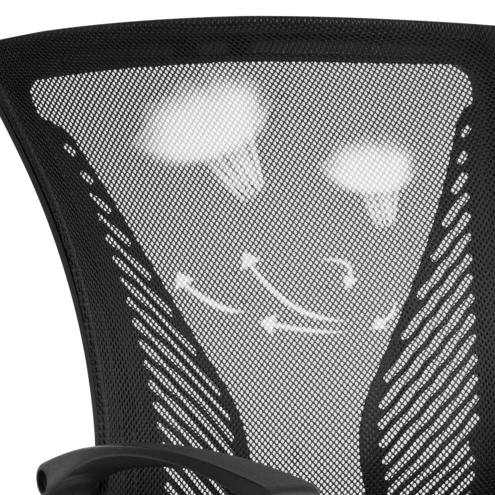 Yaheetech Drehstuhl (2 St), 360° drehbar, Wippfunktion, bis 125 kg belastbar