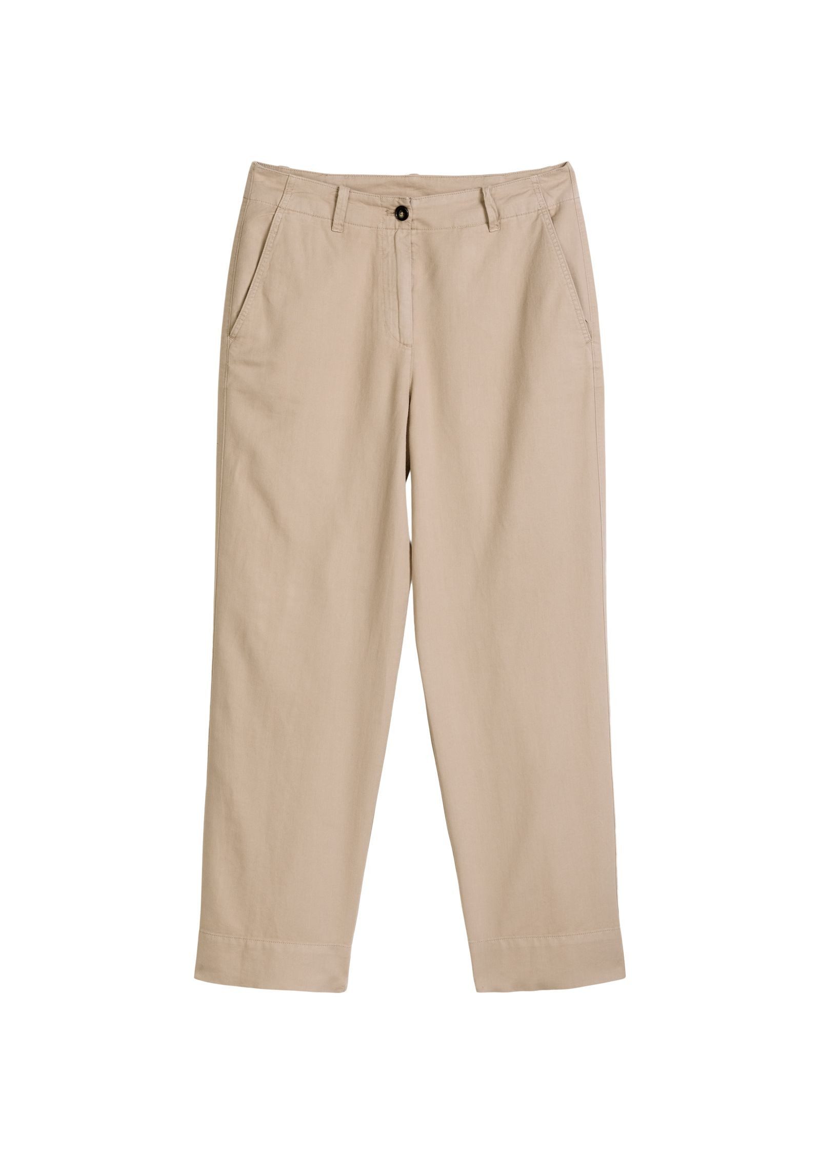 Chinohose aus Organic Cotton-Lyocell-Leinen-Mix