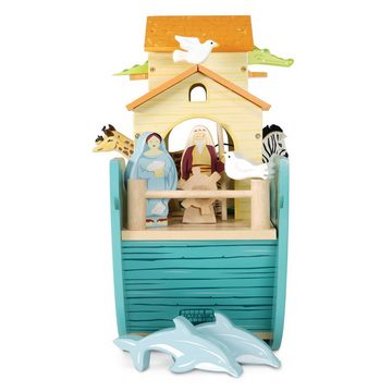 LeNoSa Spielzeug-Schiff Große Arche Noah • Spielwelt inkl. Figuren • Holzspielzeug für Kinder, (23-tlg)