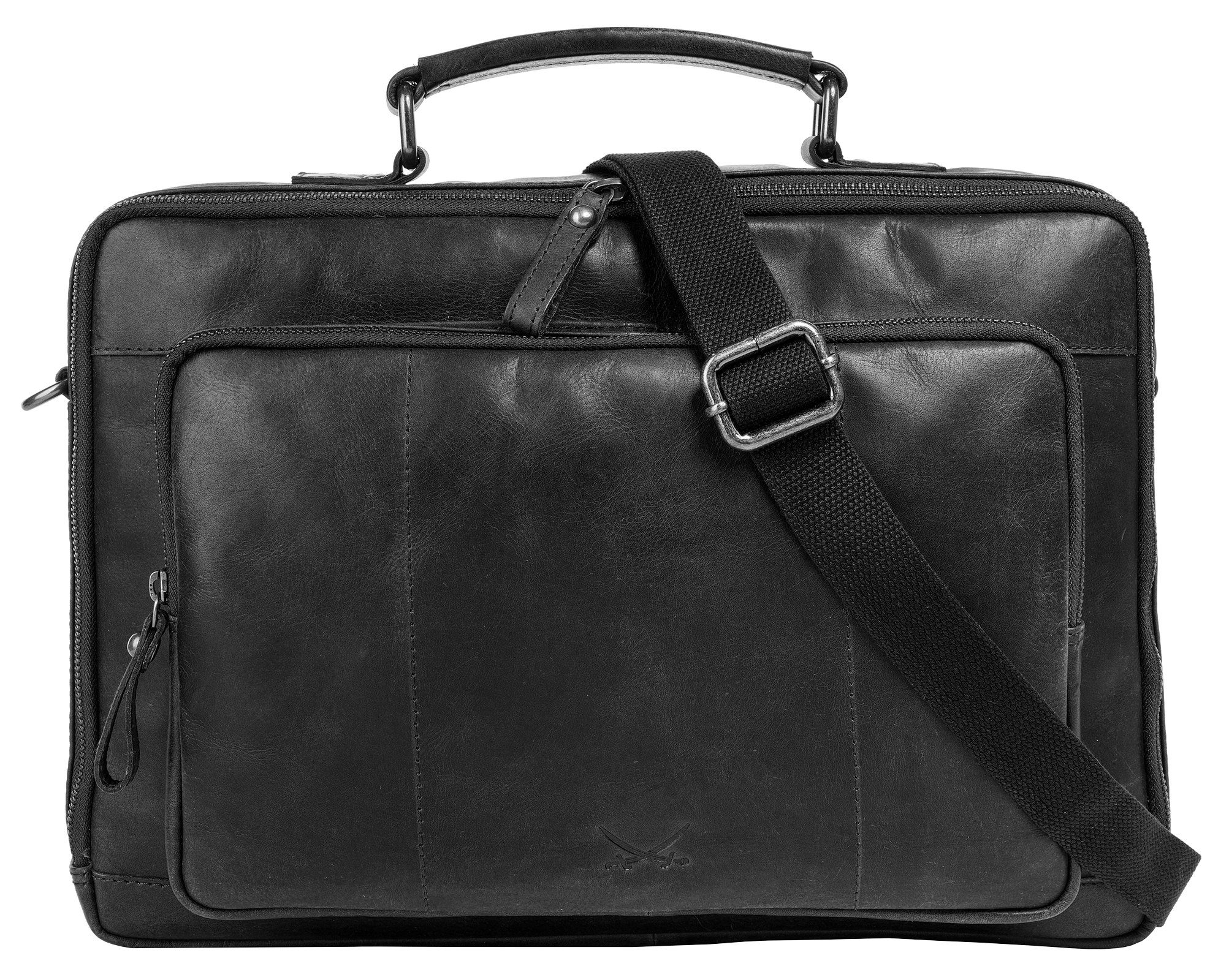 Sansibar Aktentasche, echt Leder