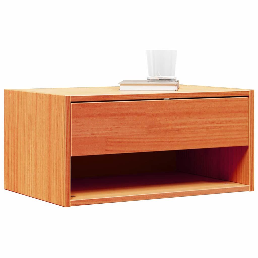 vidaXL Nachttisch Nachttisch 2 pcs Wachsbraun günstig online kaufen