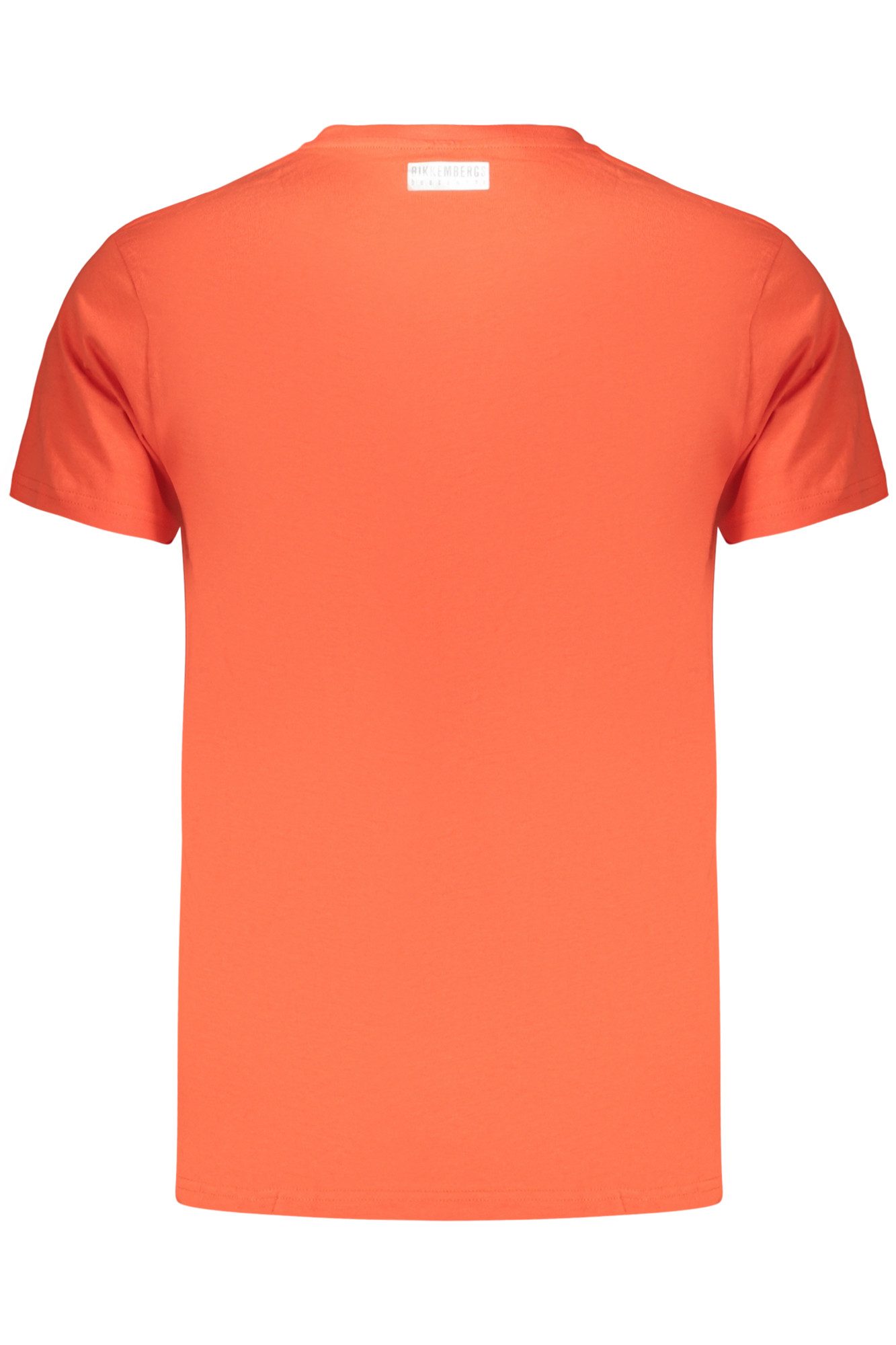 Bikkembergs T-Shirt Herren Kurzarm T-Shirt Orange - Rundhals mit Logo