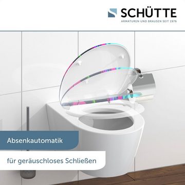 Schütte WC-Sitz Neon Paint, Duroplast, Absenkautomatik