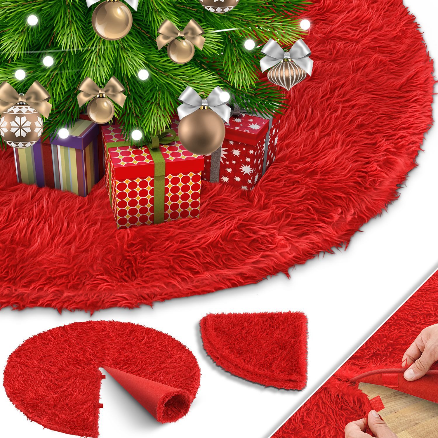 KESSER Weihnachtsfigur, Weihnachtsbaumdecke Tannenbaum Decke Christbaumdeck günstig online kaufen