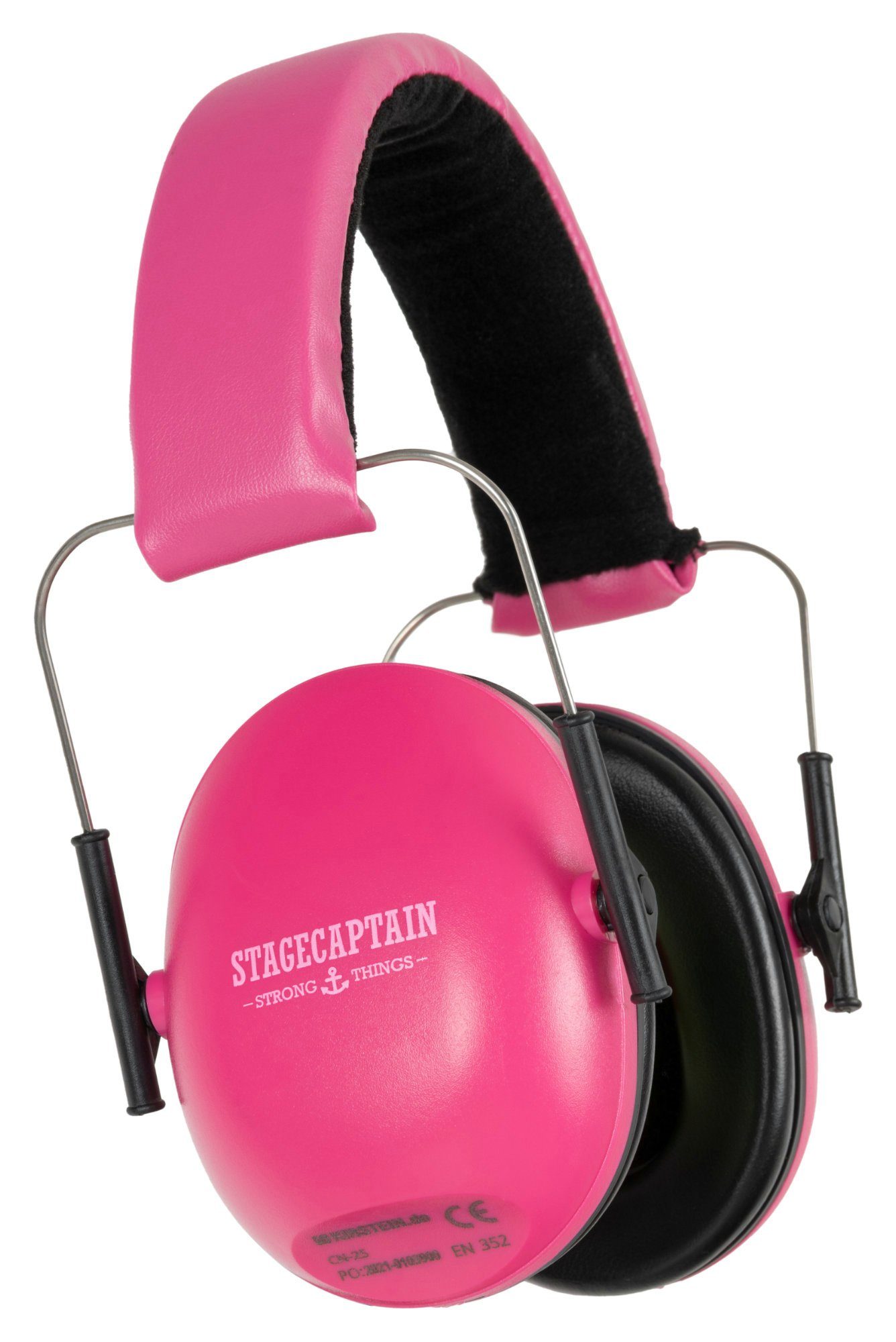 Erwachsene Bügelgehörschutz dB Pink Gehörschutz CN-25 mit Contranoise Dämpfung, und Ohrenschützer Kinder für 25 Stagecaptain