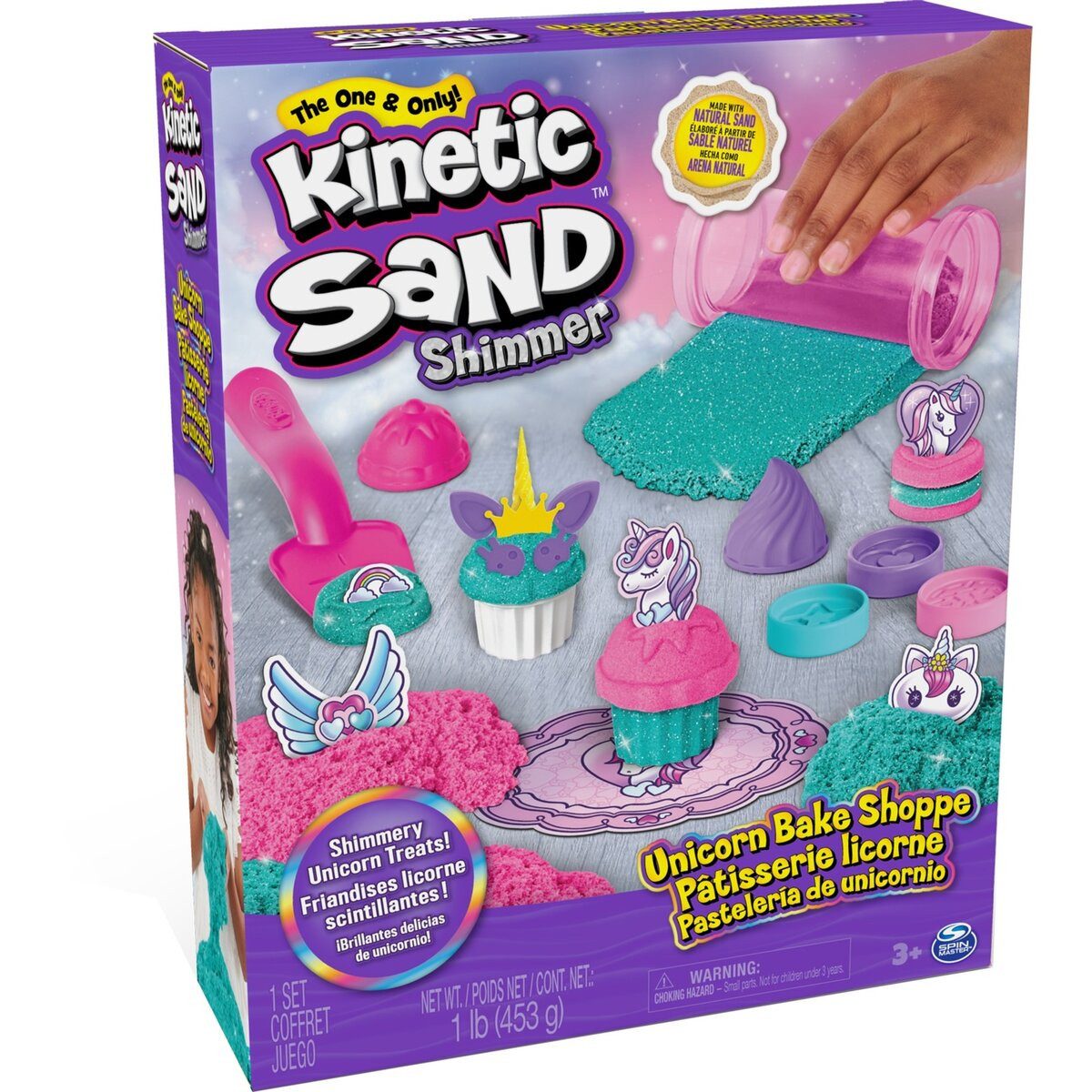Spin Master Spielsand Spin Master Kinetic Sand Unicorn Bake Shoppe