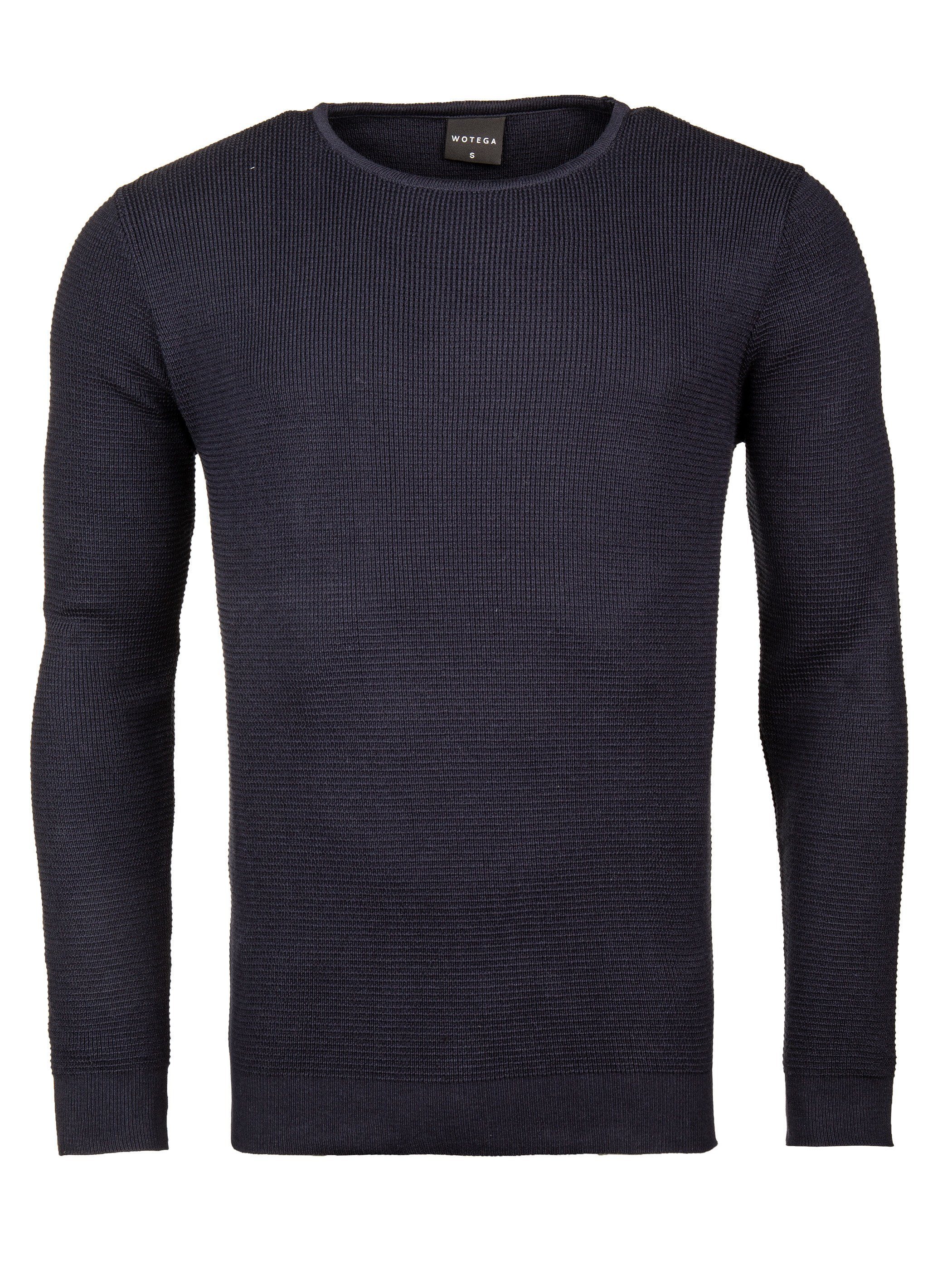 WOTEGA Strickpullover Structured Crew Neck Noah