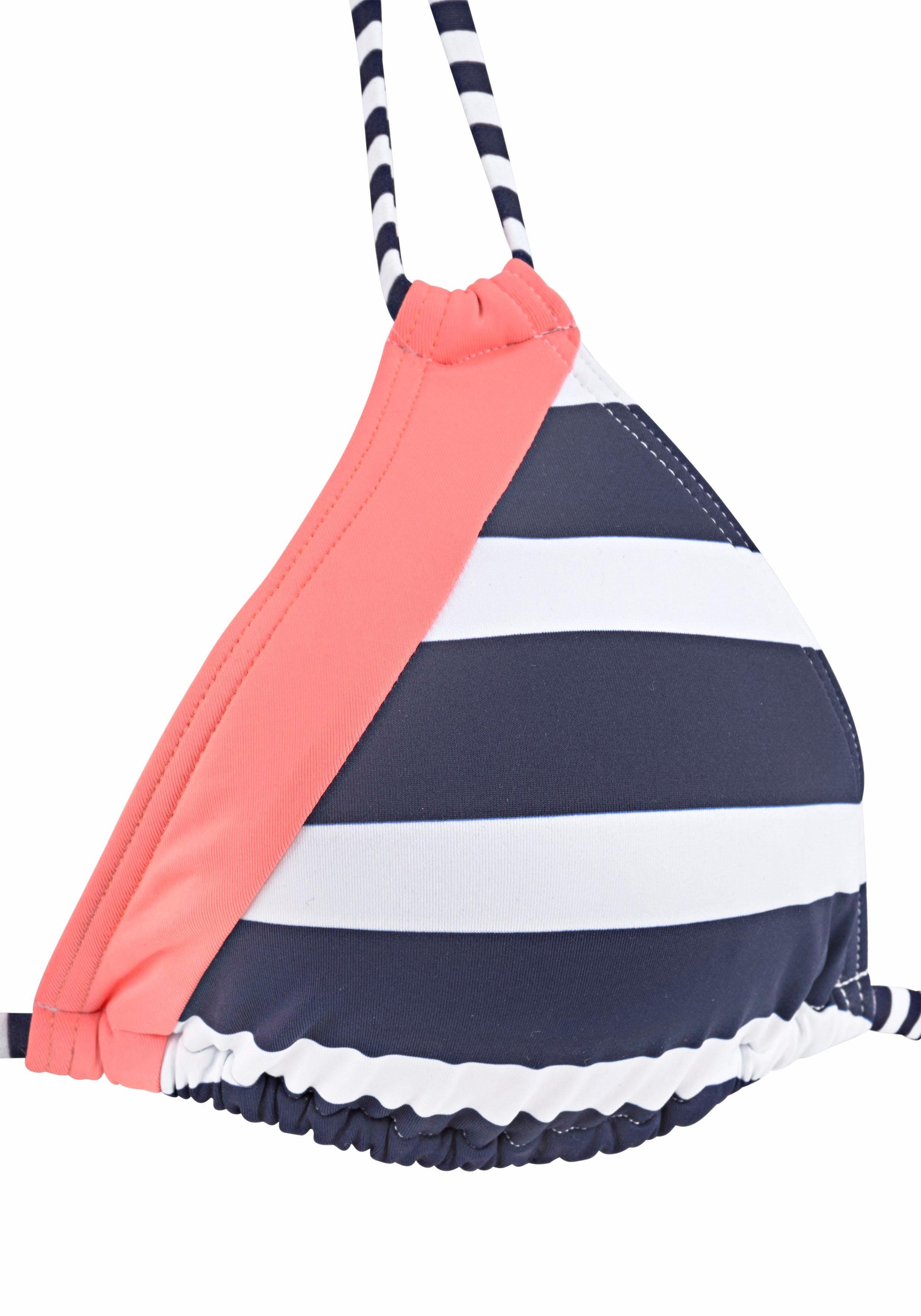 KangaROOS Triangel-Bikini-Top Anita, regulierbares Top, mit herausnehmbaren Cups, Mix-Kini