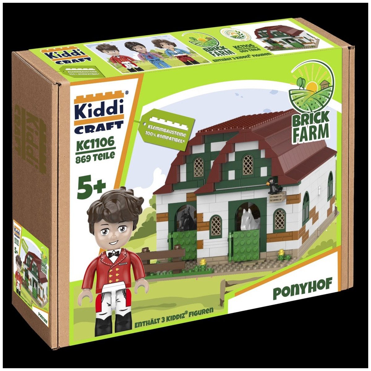 Wisam Kiddicraft KC1106 Ponyhof Spielbausteine