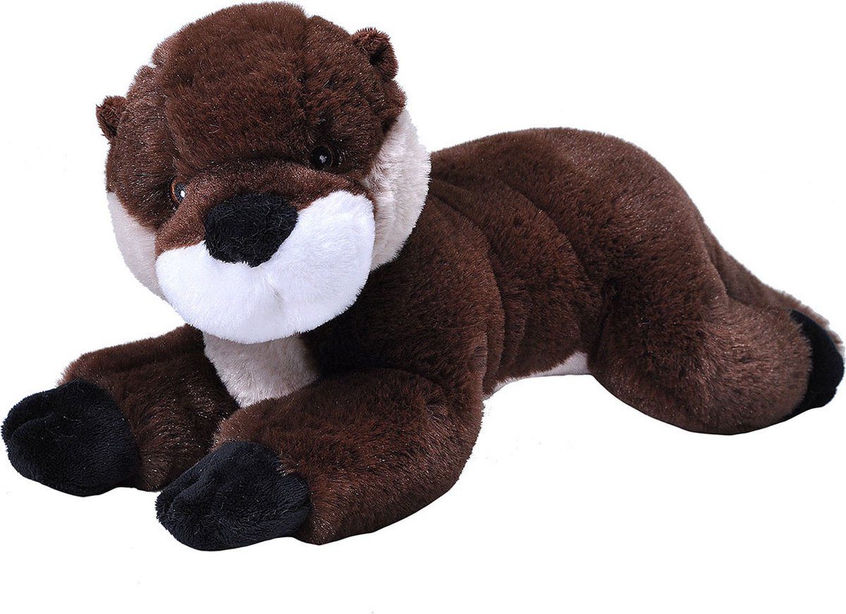 WILD REPUBLIC    Kuscheltier Eco-Kins Flussotter 30 cm, CE-Markierung sichtbar