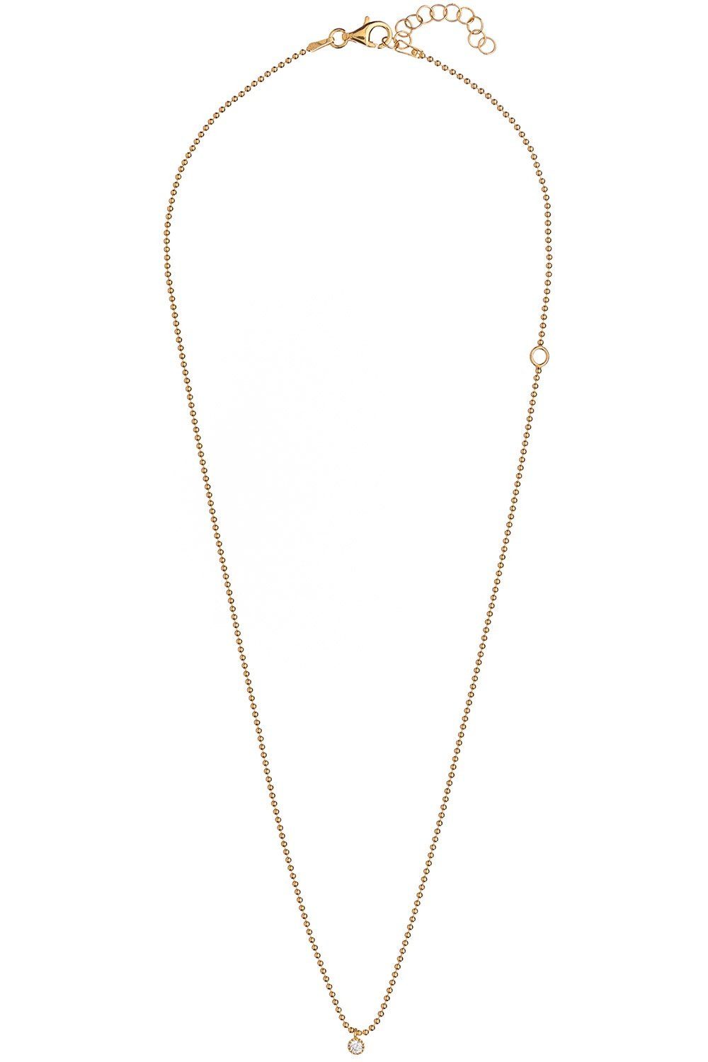 Alisia Kette mit Anhänger Zircone Vergoldet mit Zirkonia