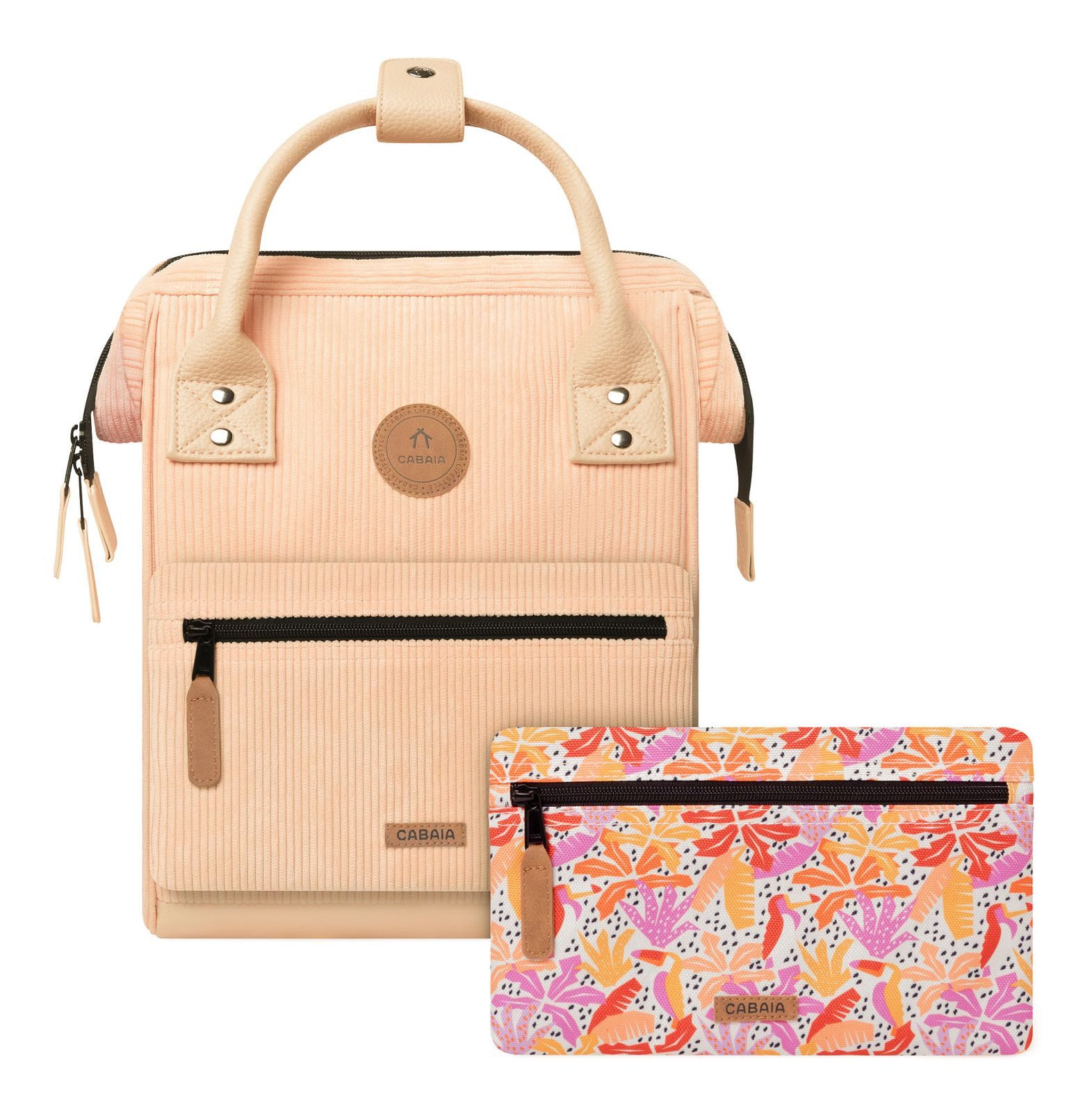 CABAIA Rucksack Recycled Velvet Backpack (Set, 3-tlg) günstig online kaufen