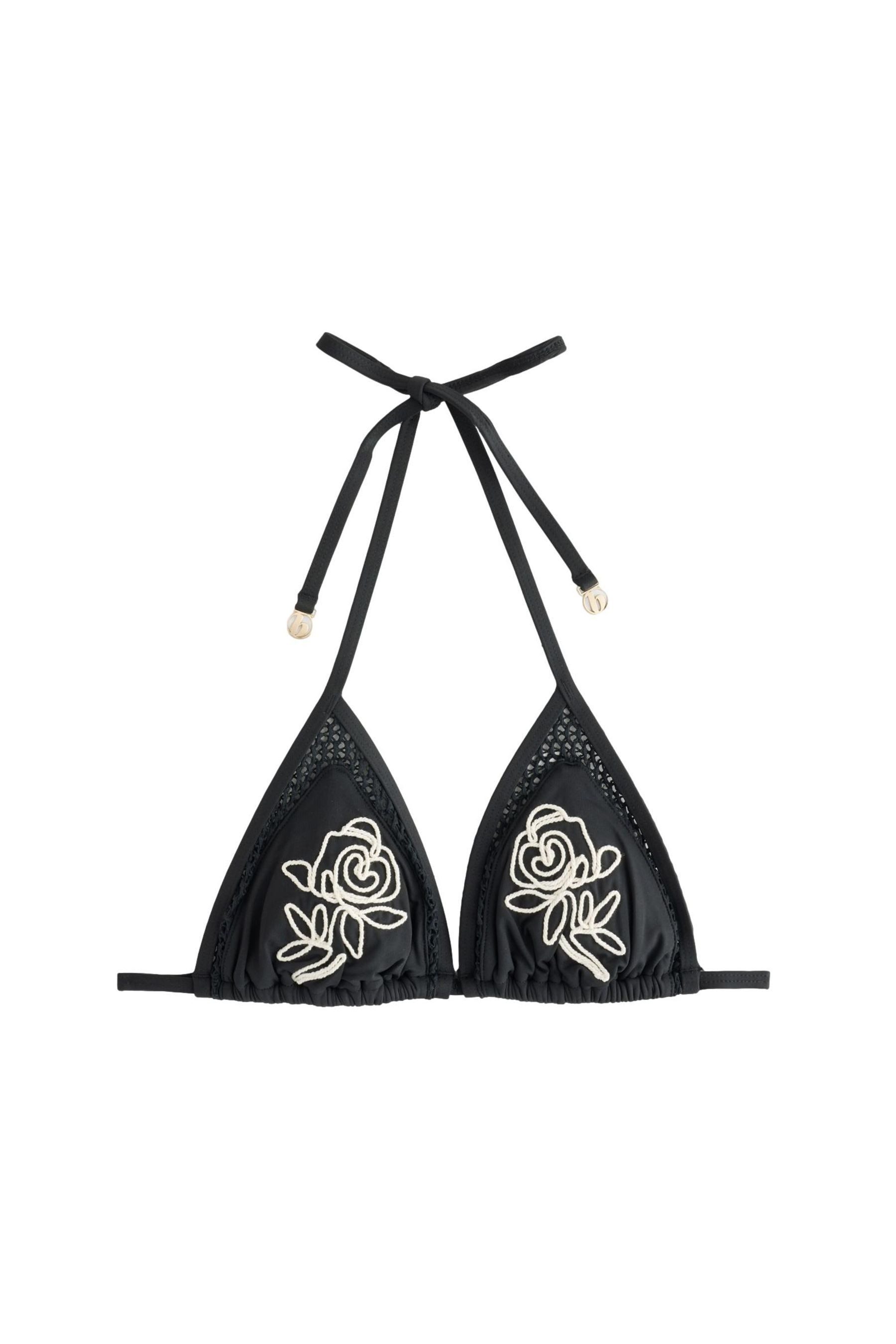 Triangel-Bikini-Top B by Ted Baker Besticktes Triangel-Bikinioberteil