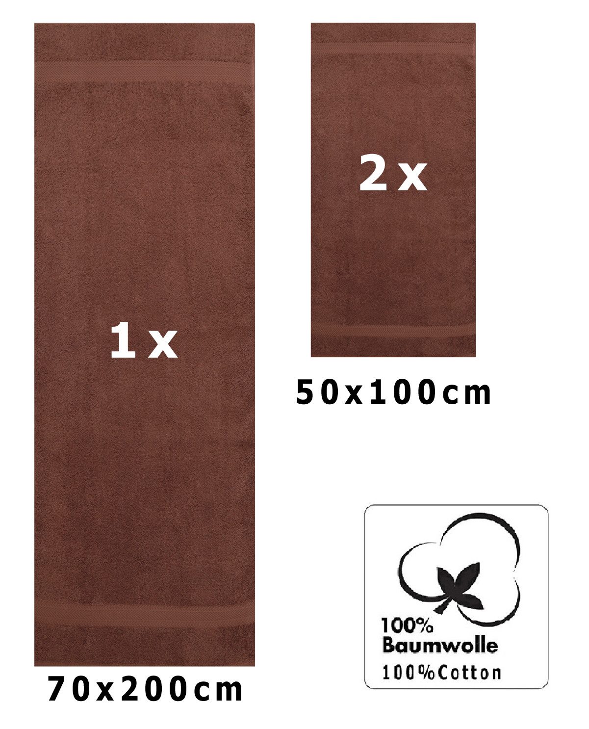 Betz Saunatuch 3-TLG. Strandtuch Badetuch Premium günstig online kaufen