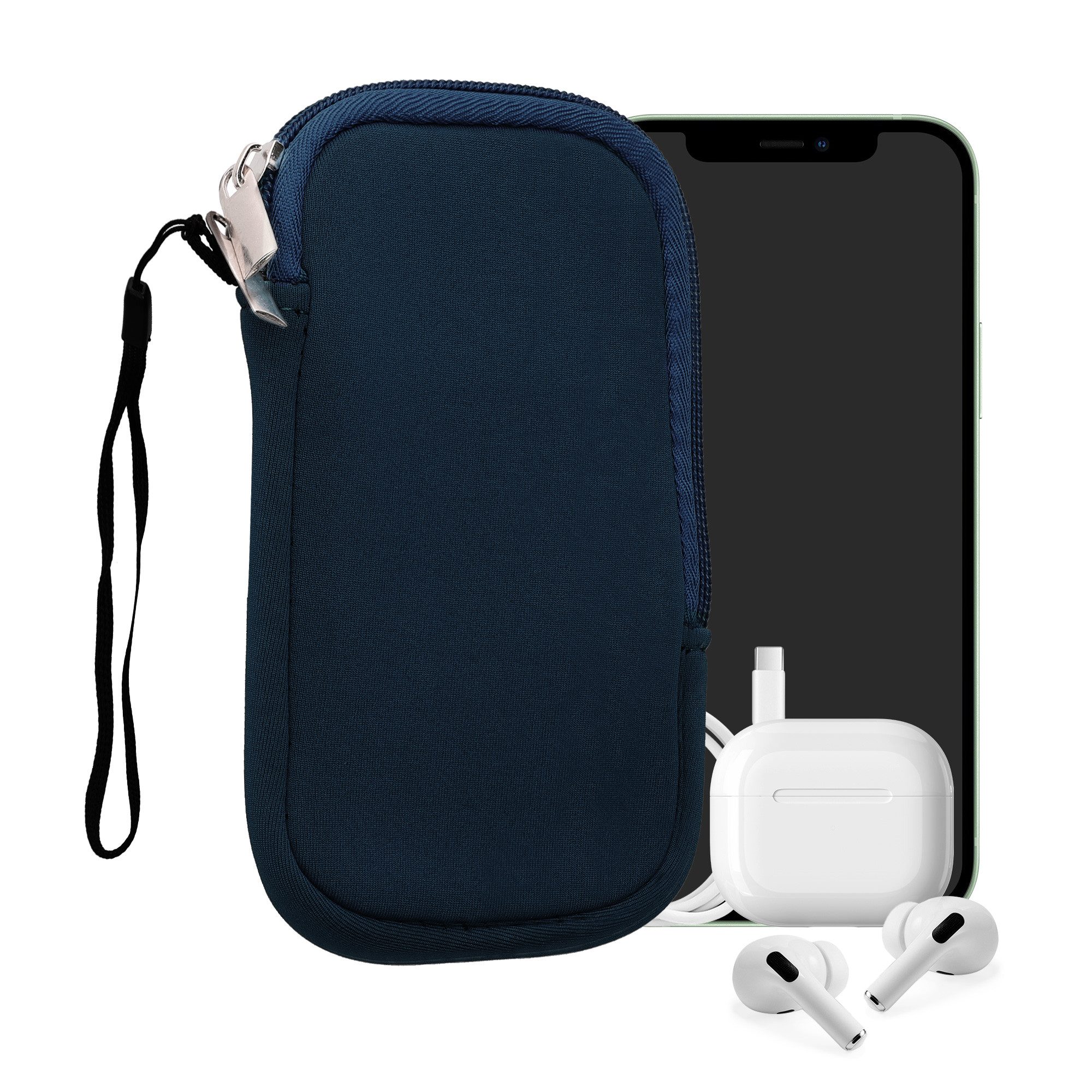 kwmobile Handytasche Handytasche für Smartphones M - 5,5" (1-tlg), Neopren Handy Hülle - Handy Tasche Sleeve Pouch