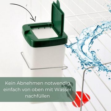 GarPet Wasserspender Beckentränke Küken Nager Hühner Geflügel Wasser Becken Tränke 500 ml 0.5 l