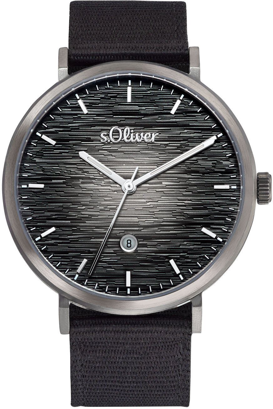 s.Oliver Quarzuhr 2034604 schwarz | Quarzuhren