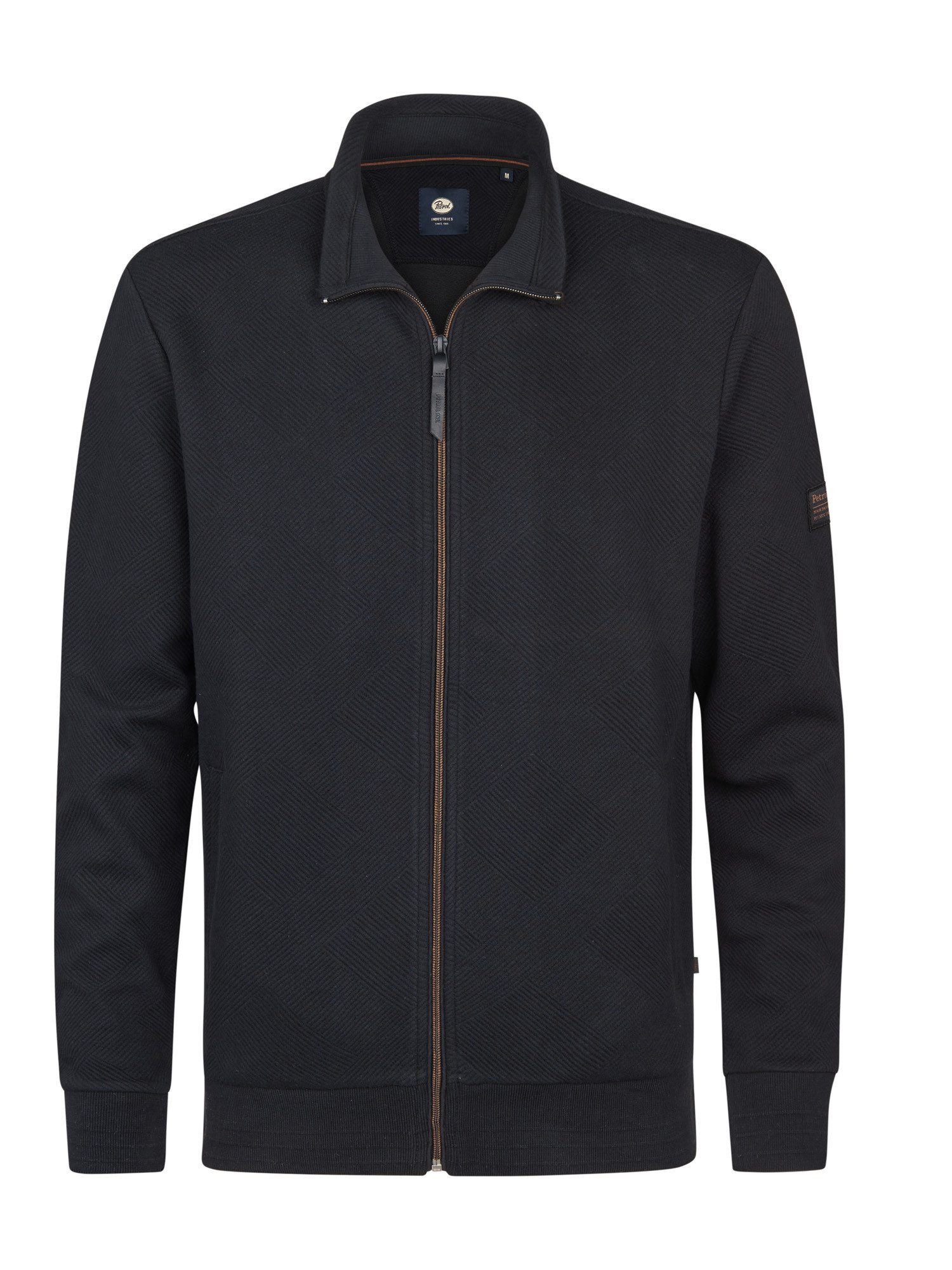 Petrol Industries Sweatjacke - Zip Jacke Herren - Freizeitjacke mit Stehkragen - Sweatjacke Herren