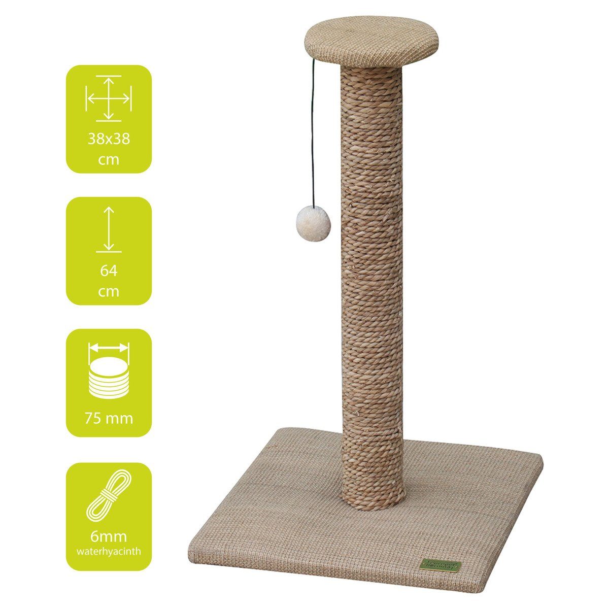 Europet-Bernina Kratzsäule Kratzbaum Trend Natural Harmony Jute