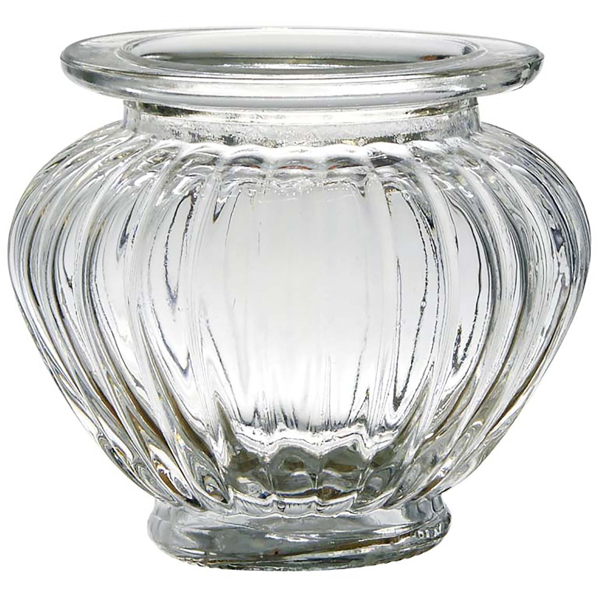 Windlicht aus Glas im Vintage-Look Teelichtgläser Kerzengläser