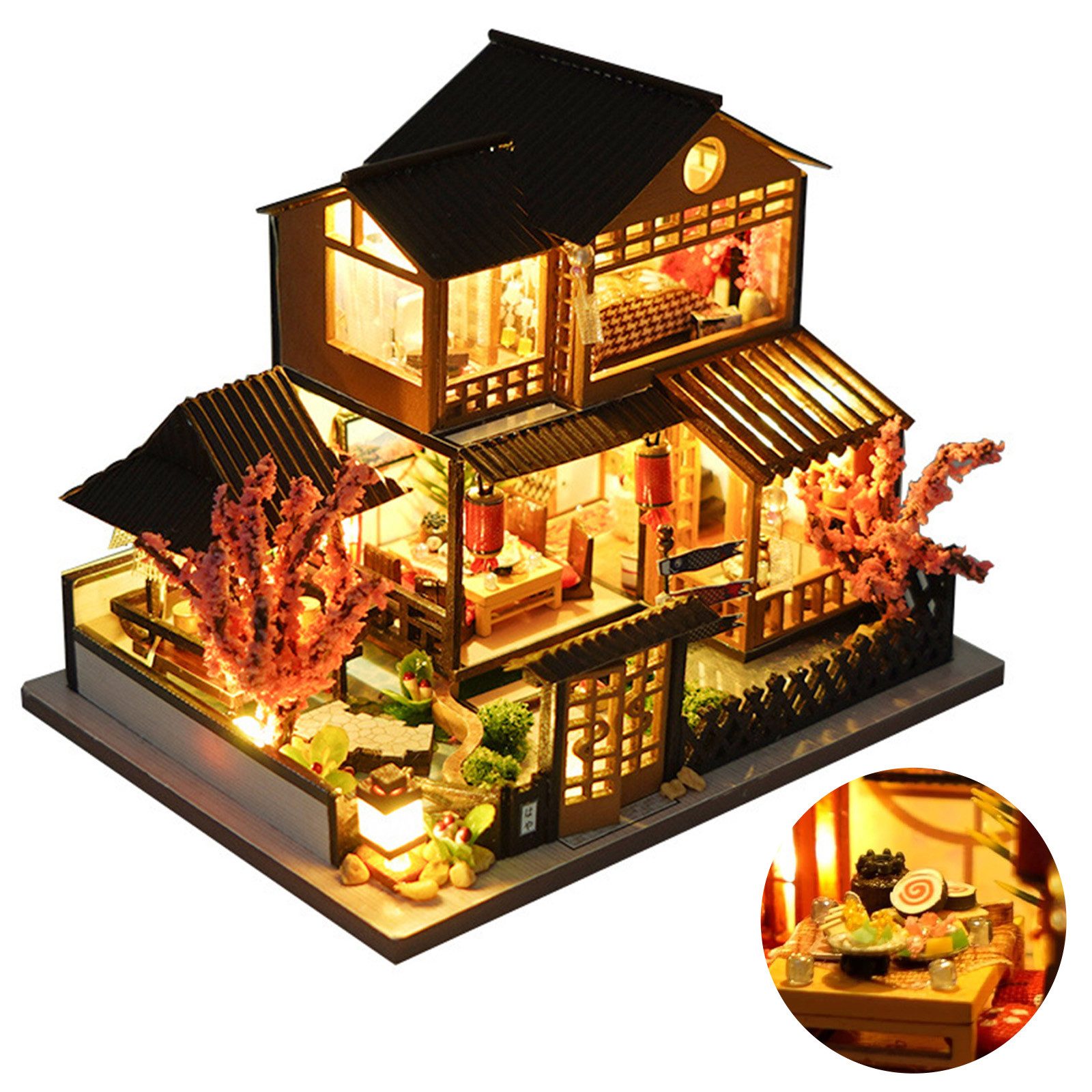MODFU 3D-Puzzle Modellbau Bastelset Puppenhaus mit günstig online kaufen