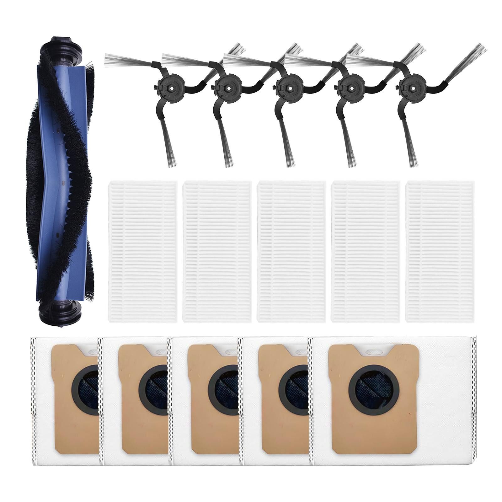 VERCO Reinigungsbürsten-Set Reinigungskit für Eufy, Für Eufy C10, (16-tlg), Ersatz Teile Set Wartungskit Filter Seitenbürste Zubehör Bürste