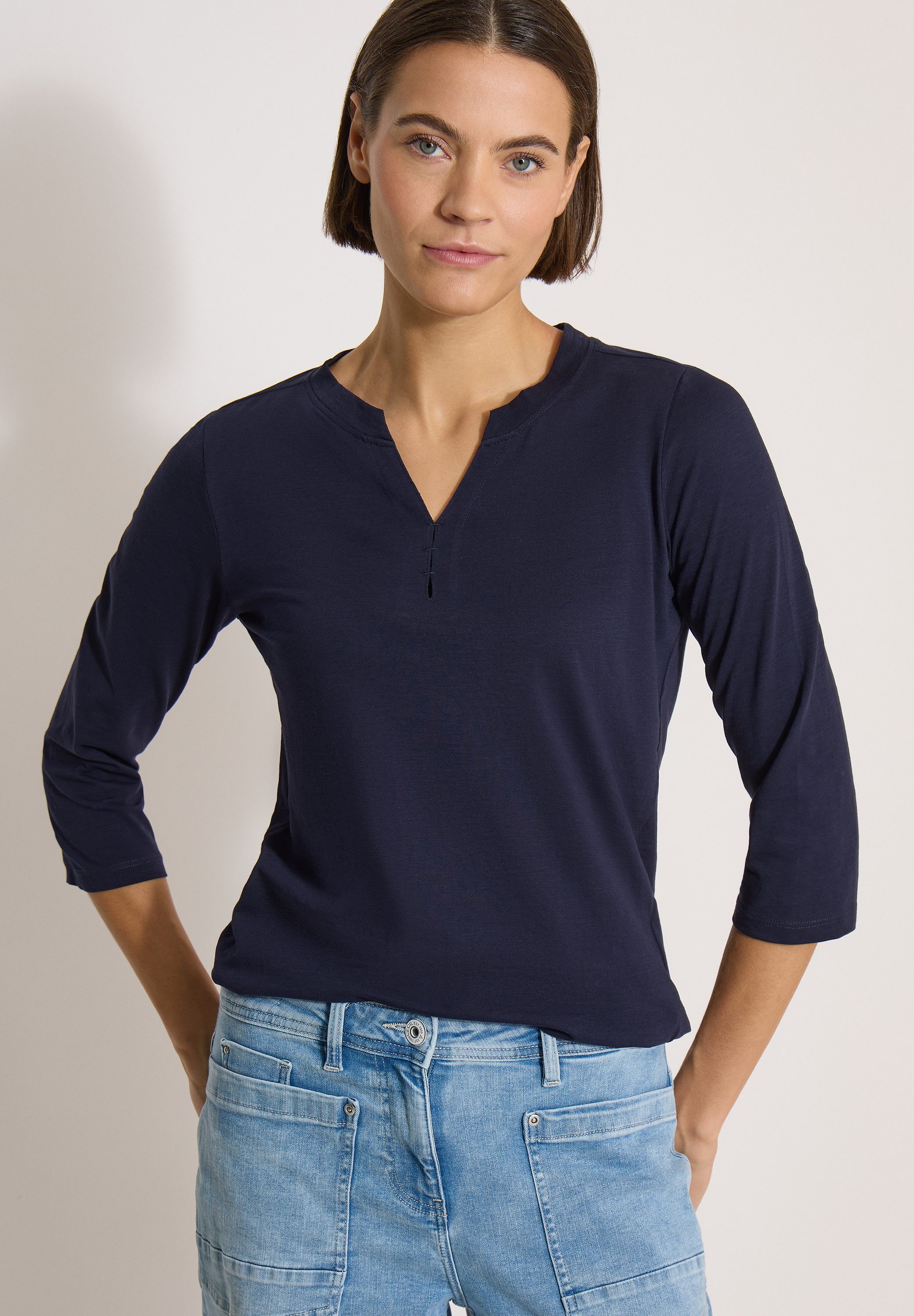 CECIL Tunikashirt aus reiner Baumwolle
