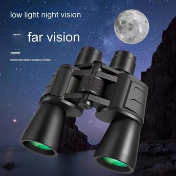 Silberstern 20x50 Fernglas FMC-Objektiv, Prismenteleskop Binocular (HD-Nachtsicht im Freien, um Mondkrater zu sehen)