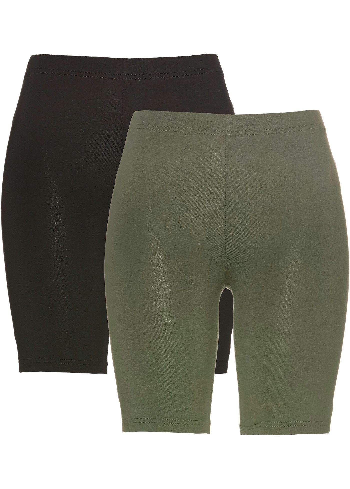 bonprix Radlerhose (Packung, 2-tlg) aus elastischem Material, taillenhoher günstig online kaufen