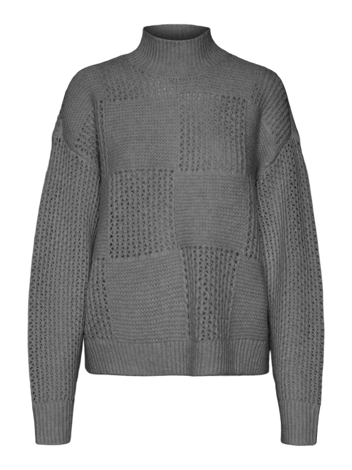 Strickpullover VMMOON LS HIGHNECK PULLOVER GA BF